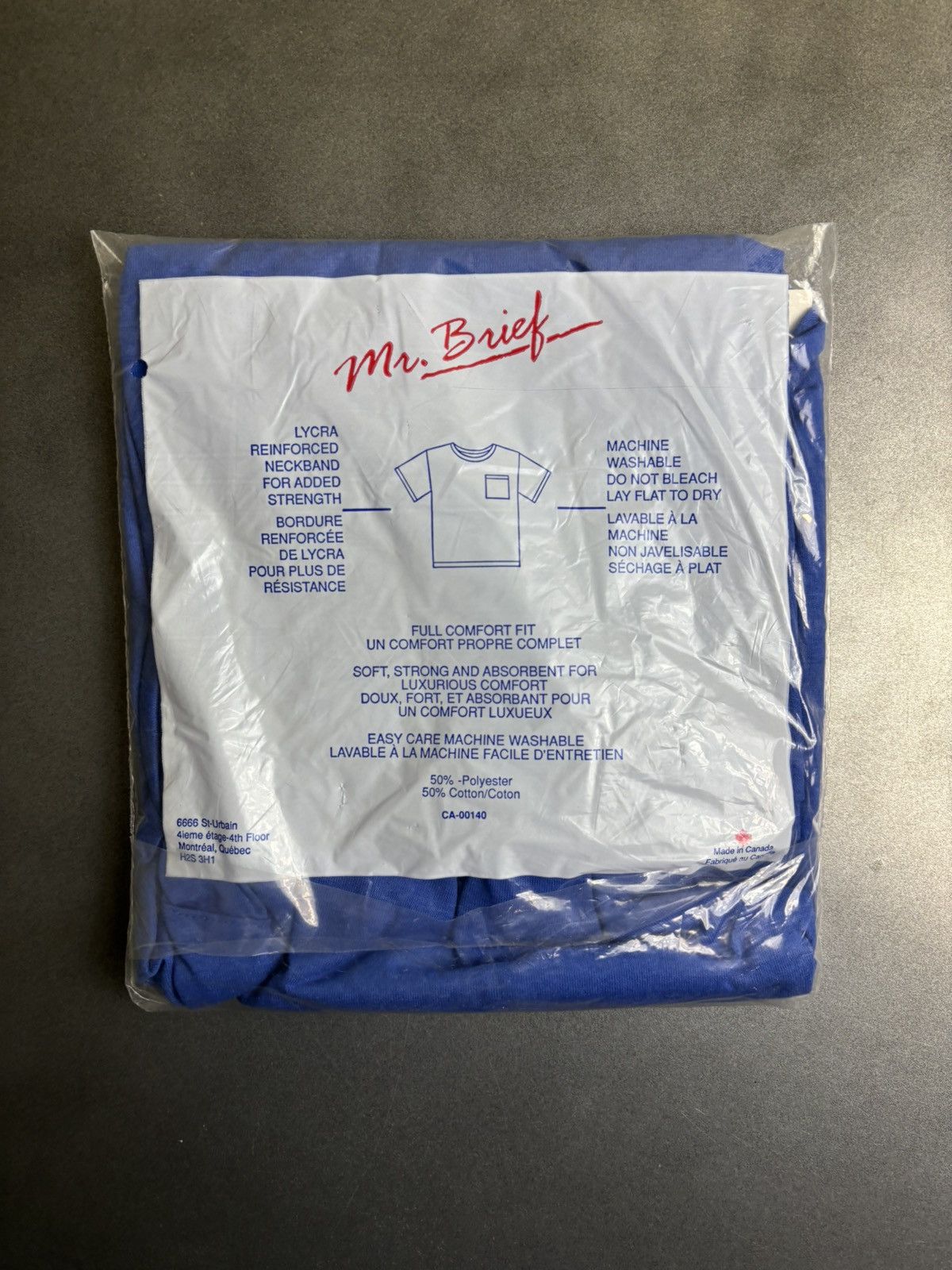 Vintage Deadstock 1970s Vintage Tee Shirt Mr. Brief Made in Canada Size US S / EU 44-46 / 1 - 2 Thumbnail