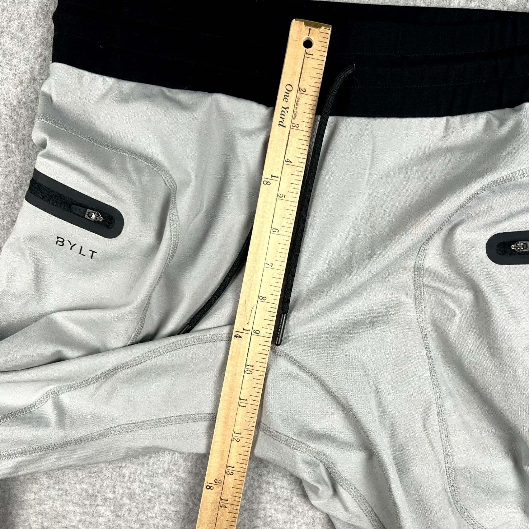 Vintage BYLT Premium Jogger Sweatpants Drawstring Stretch Performance Medium Mens Grey Size US 31 - 5 Thumbnail