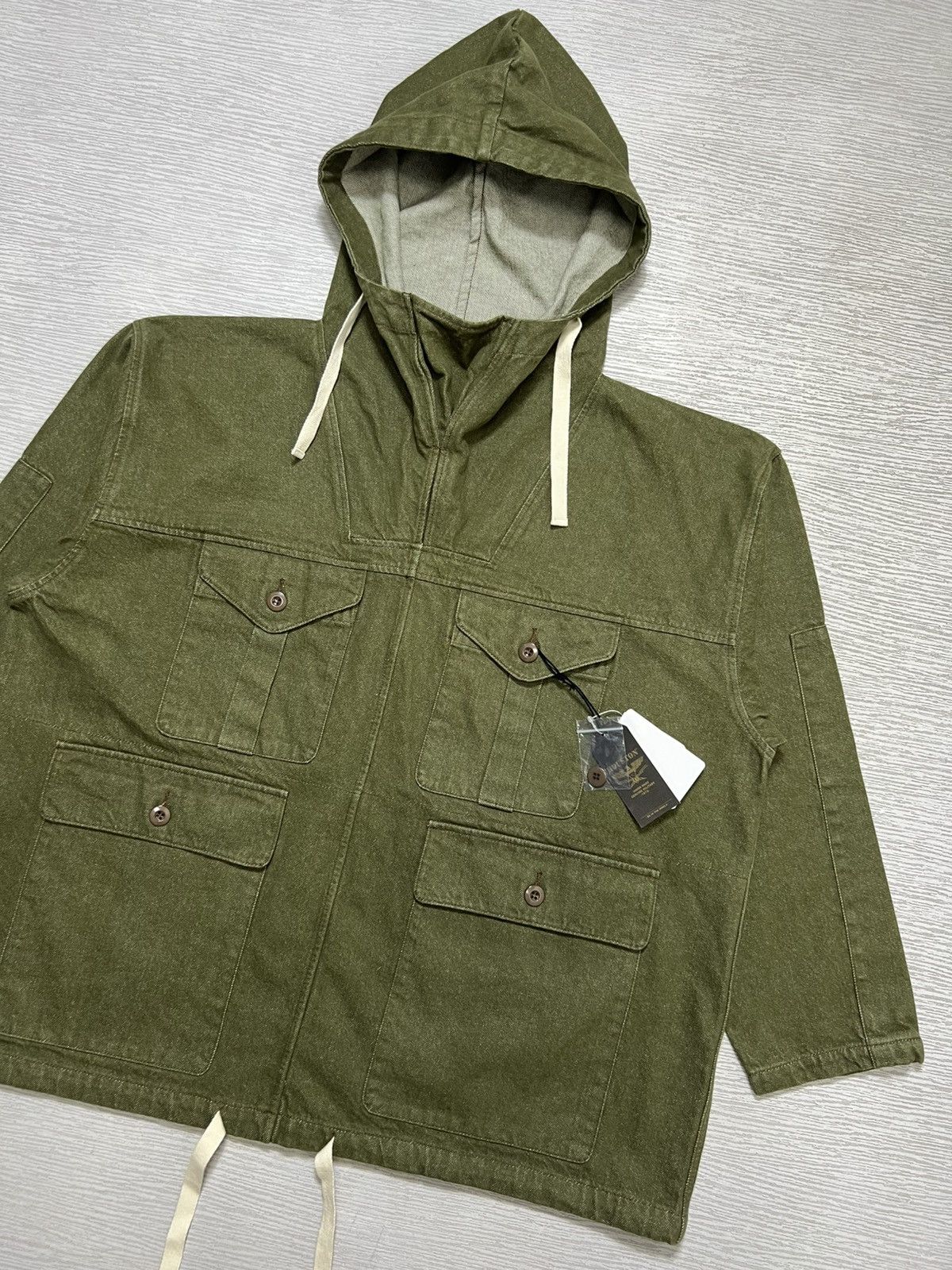 Japanese Brand Houston - Denim Smock Parka Size US S / EU 44-46 / 1 - 4 Thumbnail