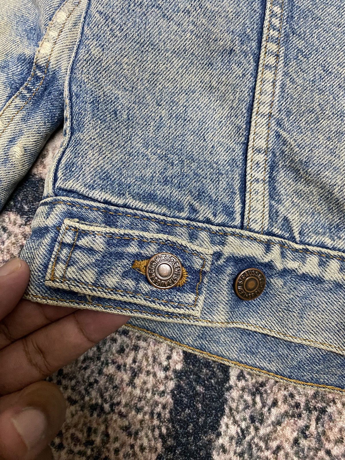 Levi's Vintage Clothing Vintage 80s Levi’s Sherpa Trucker Distressed Jacket Size US M / EU 48-50 / 2 - 6 Thumbnail