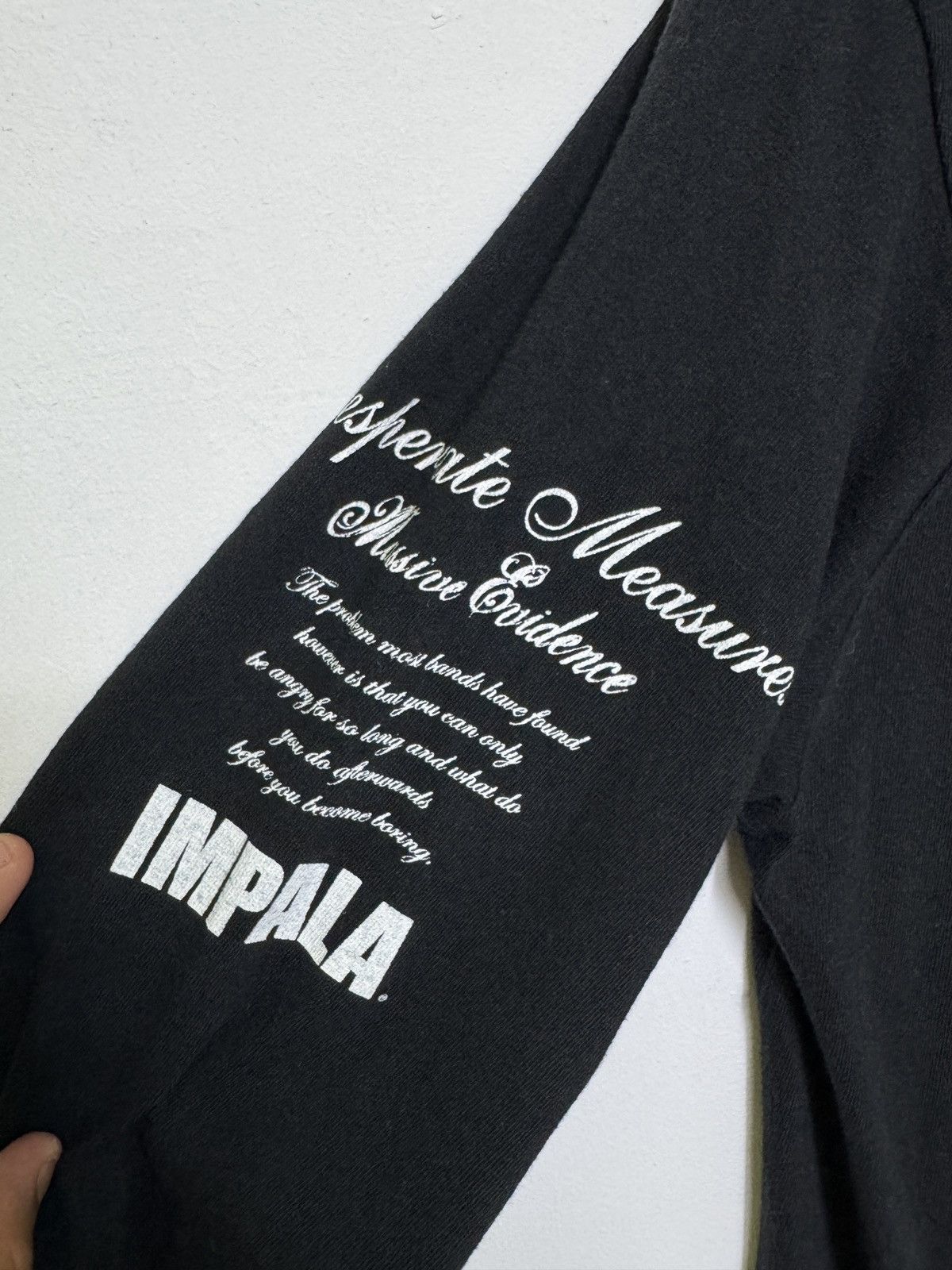 If Six Was Nine Y2K Impala Gothic Desperate Measures Poem Graphic Long Tee Size US XS / EU 42 / 0 - 9 Thumbnail