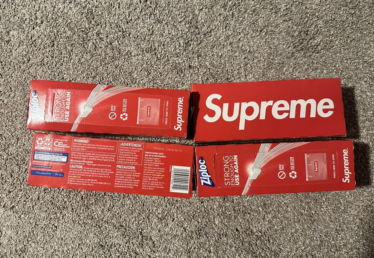 Supreme Supreme Ziploc Bags (4) Size ONE SIZE - 2 Thumbnail
