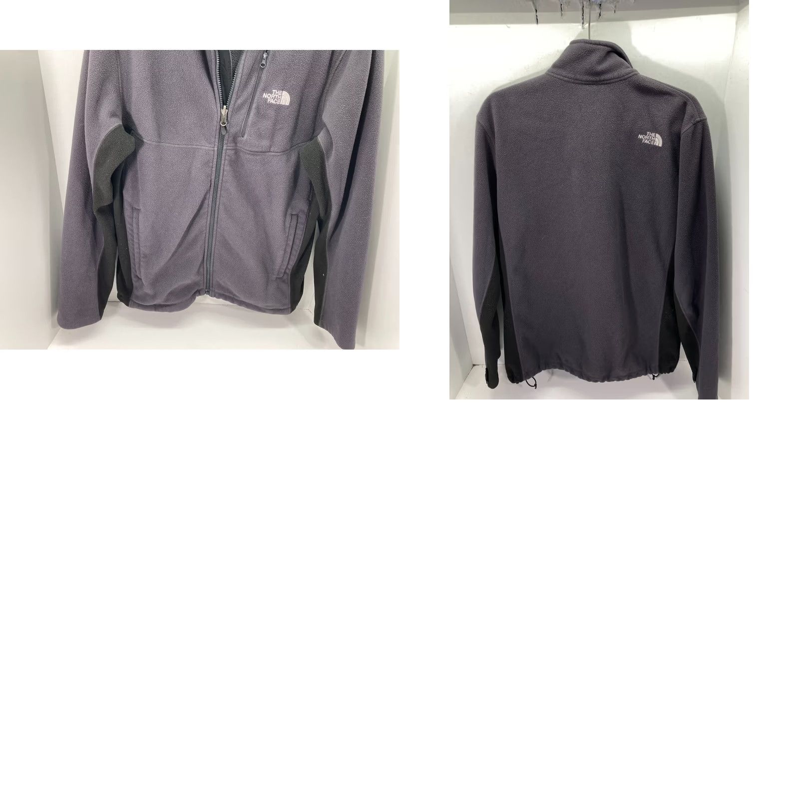 The North Face The North Face Windwall Full-Zip Fleece Jacket Mens M Gray Pockets Size US M / EU 48-50 / 2 - 9 Thumbnail