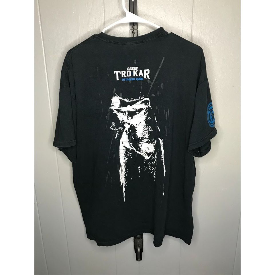 Other Y2K Tro Kar Fishing Grunge Shield Splatter shirt sz XL Size US XL / EU 56 / 4 - 2 Thumbnail