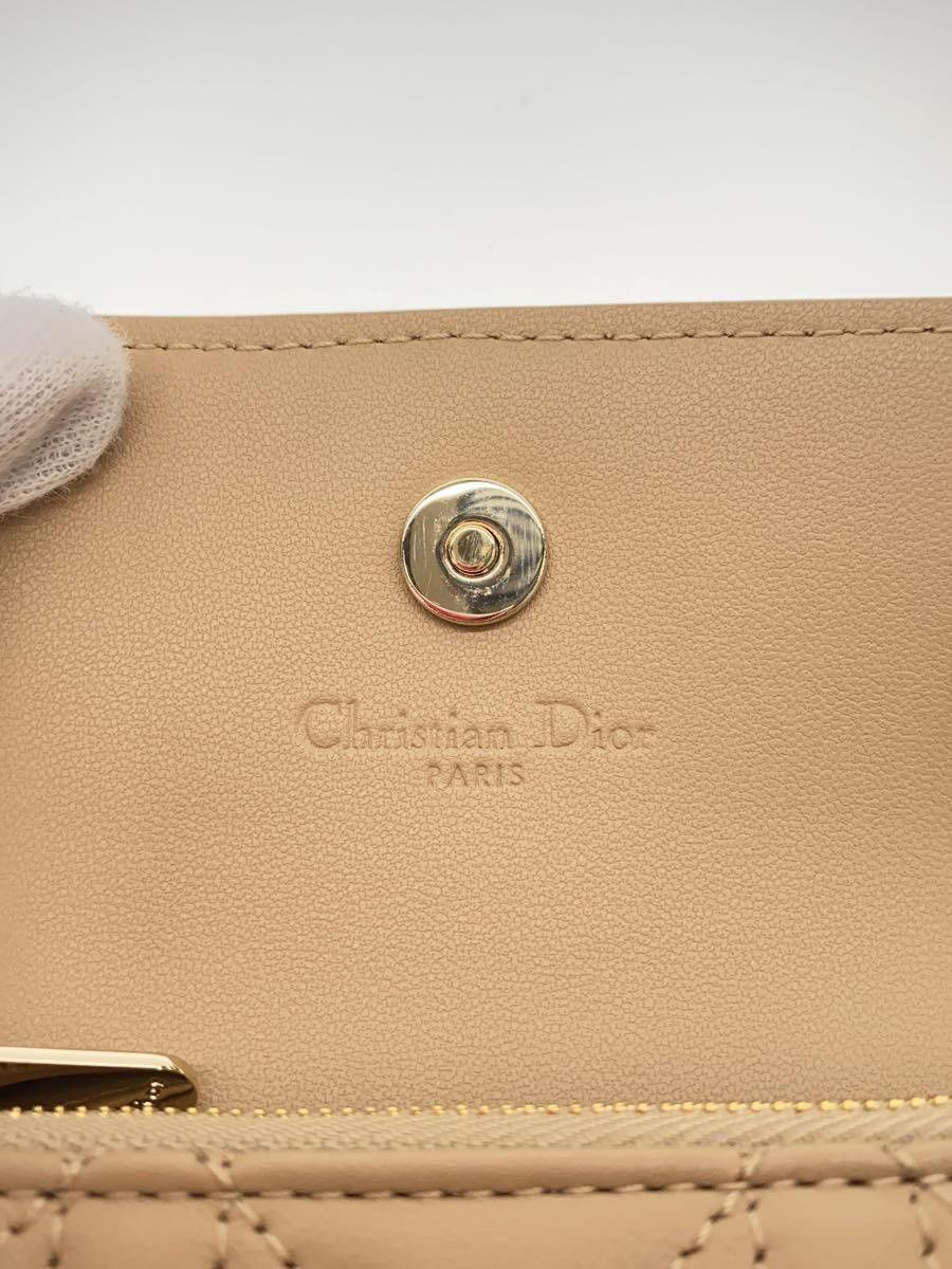 Dior Dior Leather Wallet Beige Size ONE SIZE - 3 Thumbnail