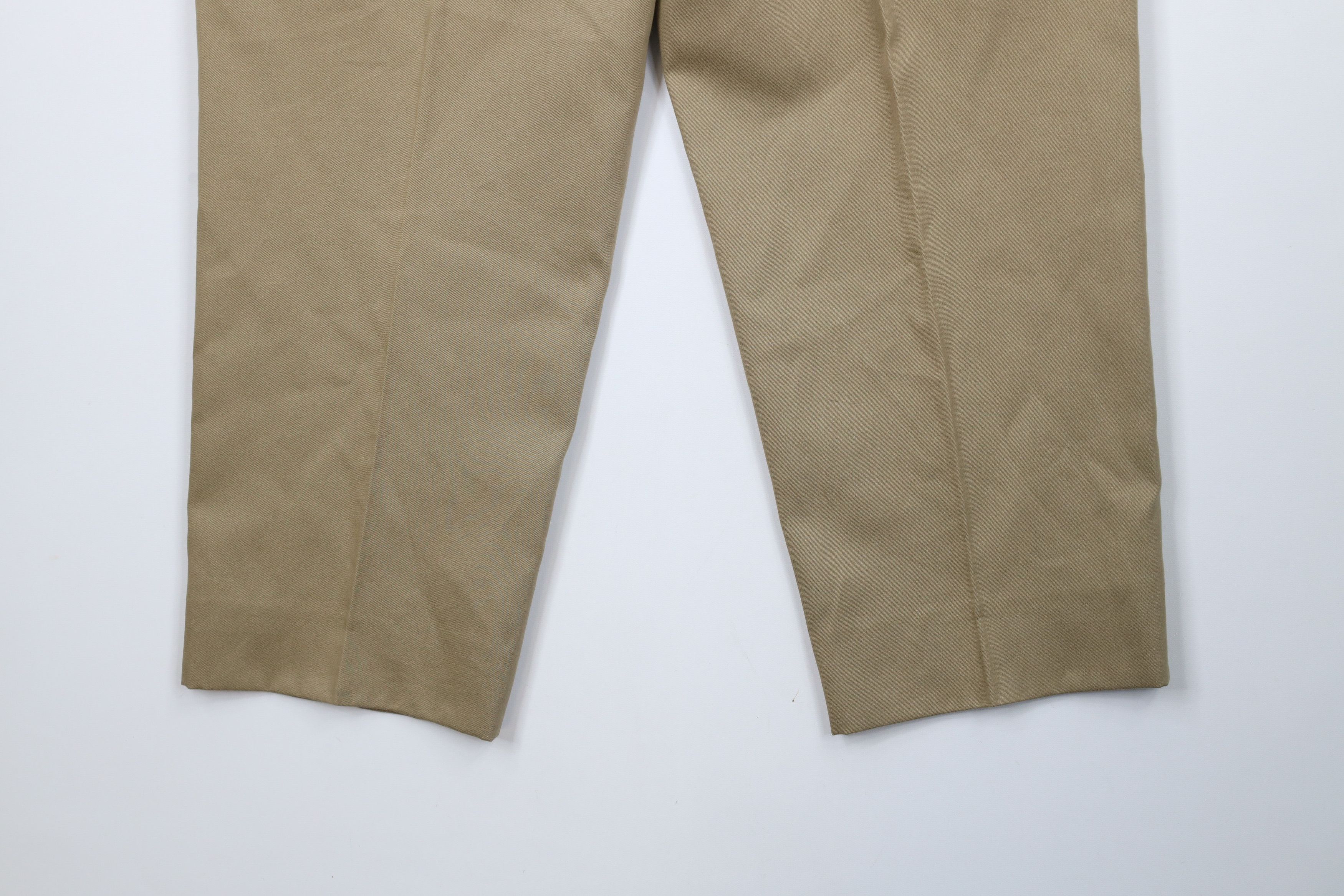 Vintage Vintage 90s Palm Beach Wide Leg Chino Pants Khaki Beige Size US 36 / EU 52 - 13 Thumbnail