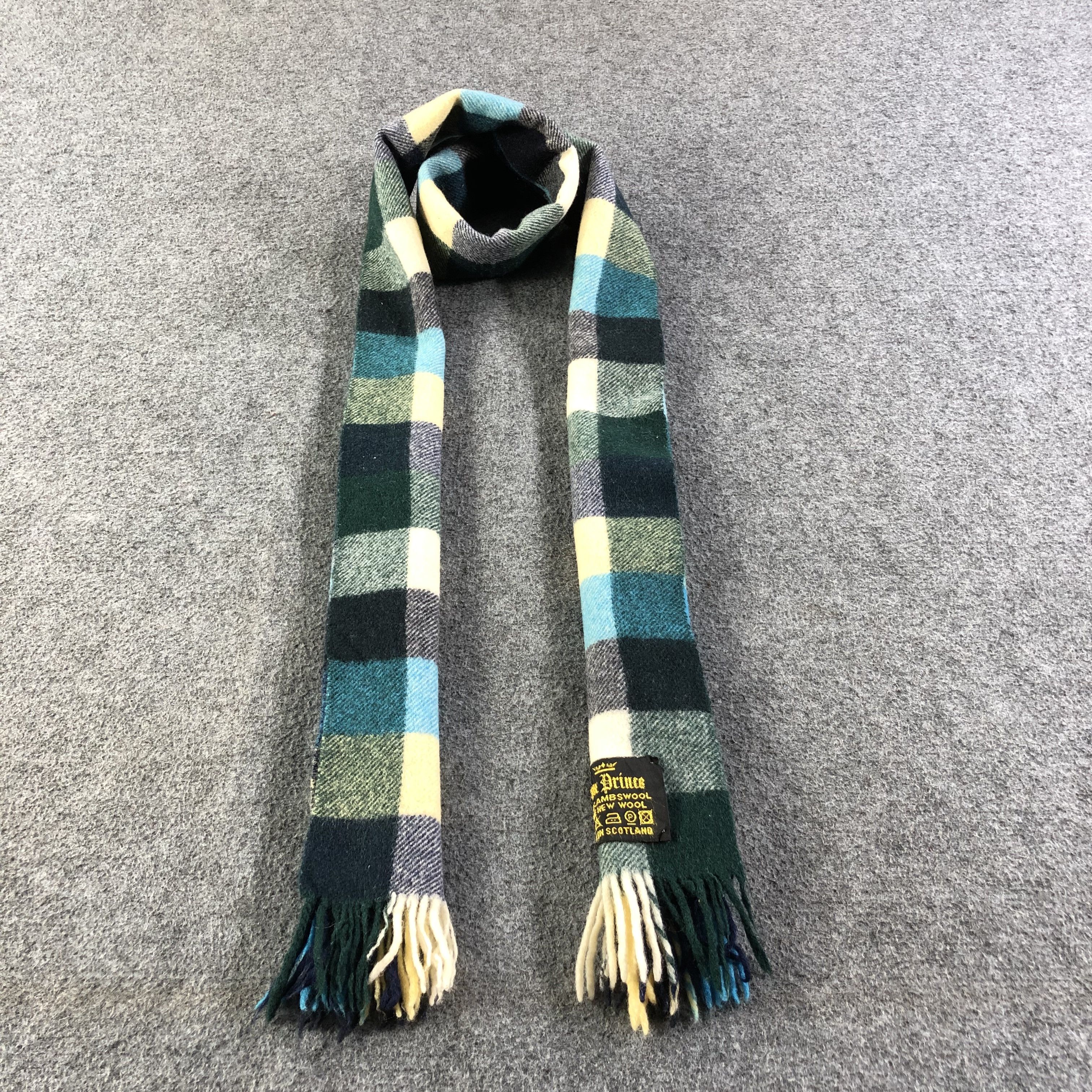 Vintage Glen Prince Tartan Scarf Muffler V1214 Size ONE SIZE - 1 Thumbnail