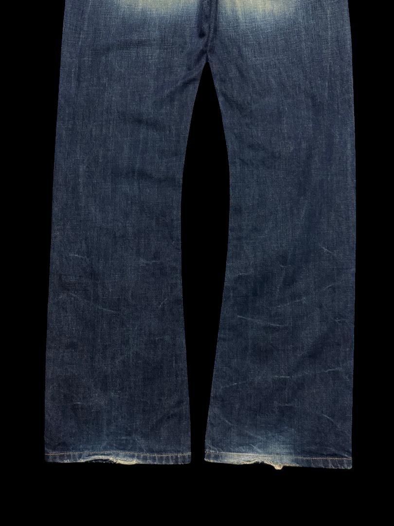 Vintage FLARE 90s Insane Japanese Rafter Rusty Mudwash Distressed Size US 31 - 21 Thumbnail