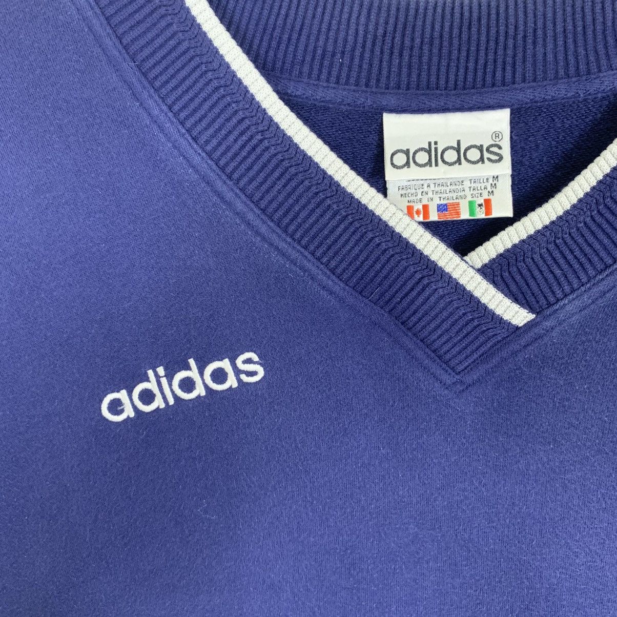 Adidas × Vintage Vintage 90s Sportwear Adidas Embroidery Sweatshirt Size US M / EU 48-50 / 2 - 8 Thumbnail