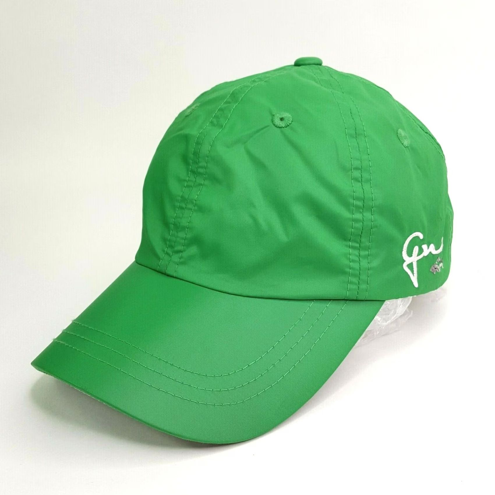Logo 7 Greg Norman Shark Logo Adjustable Golf Hat Baseball Cap Men Green 90s Retro Shark Casual B Mens Size ONE SIZE - 2 Thumbnail