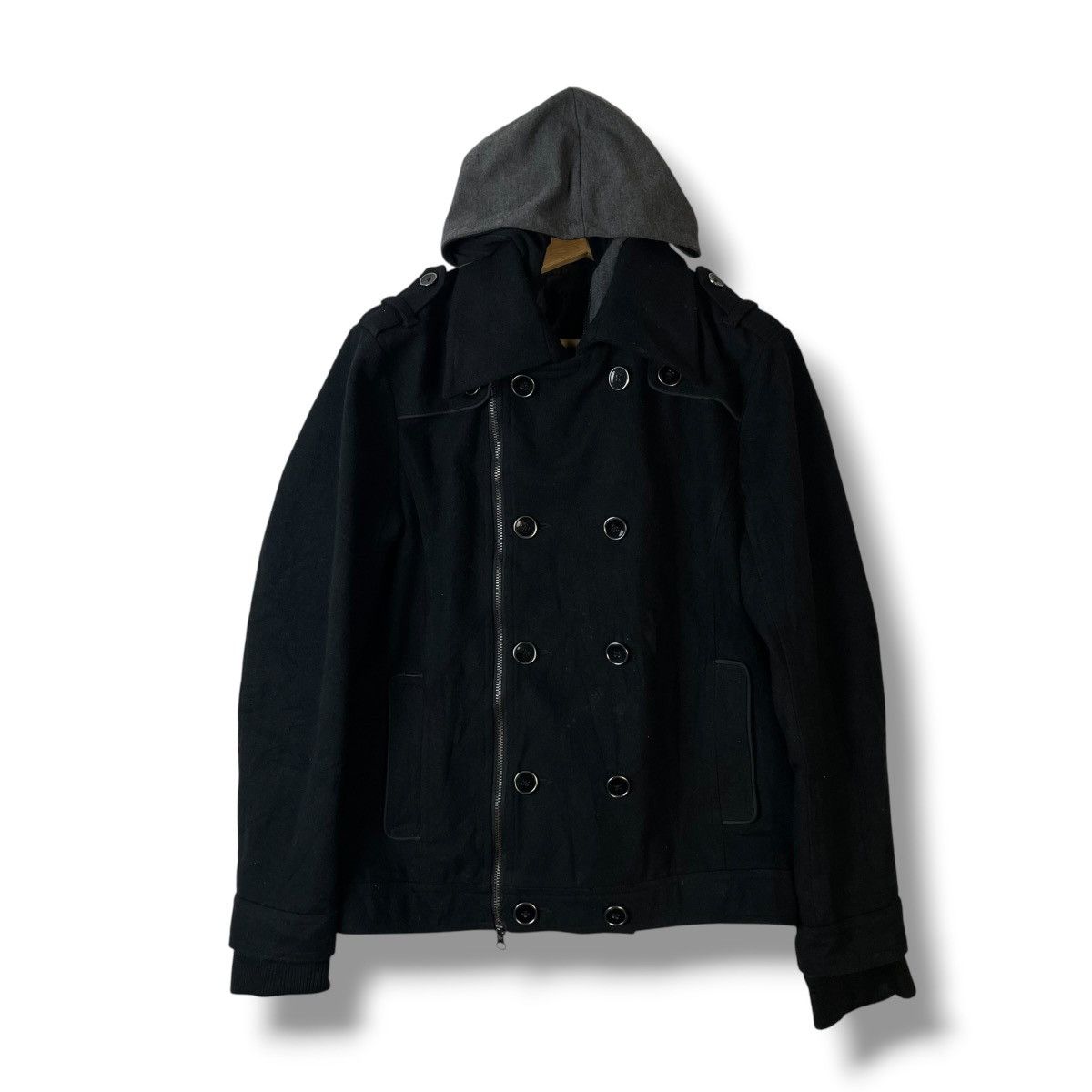 If Six Was Nine 🇯🇵 IN THE ATTIC DOUBLE LAYER PUNK GOTHIC WOOL JACKET Size US L / EU 52-54 / 3 - 3 Thumbnail