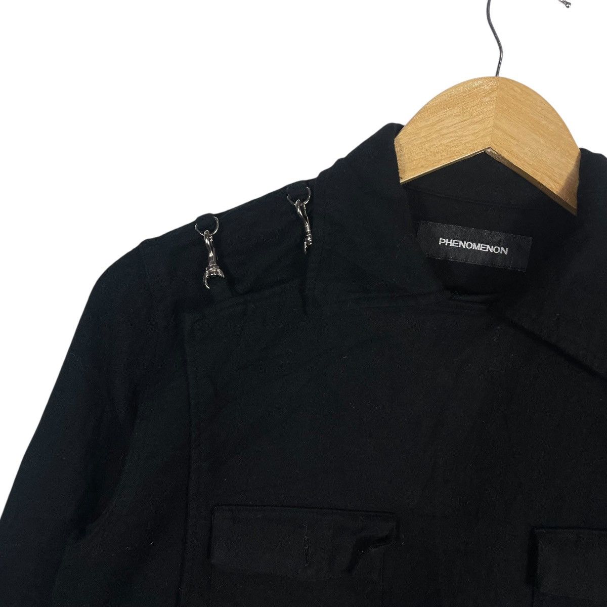 PHENOMENON Phenomenon AW2011 Black Tactical Strap Shirt Military Style Size US S / EU 44-46 / 1 - 5 Thumbnail