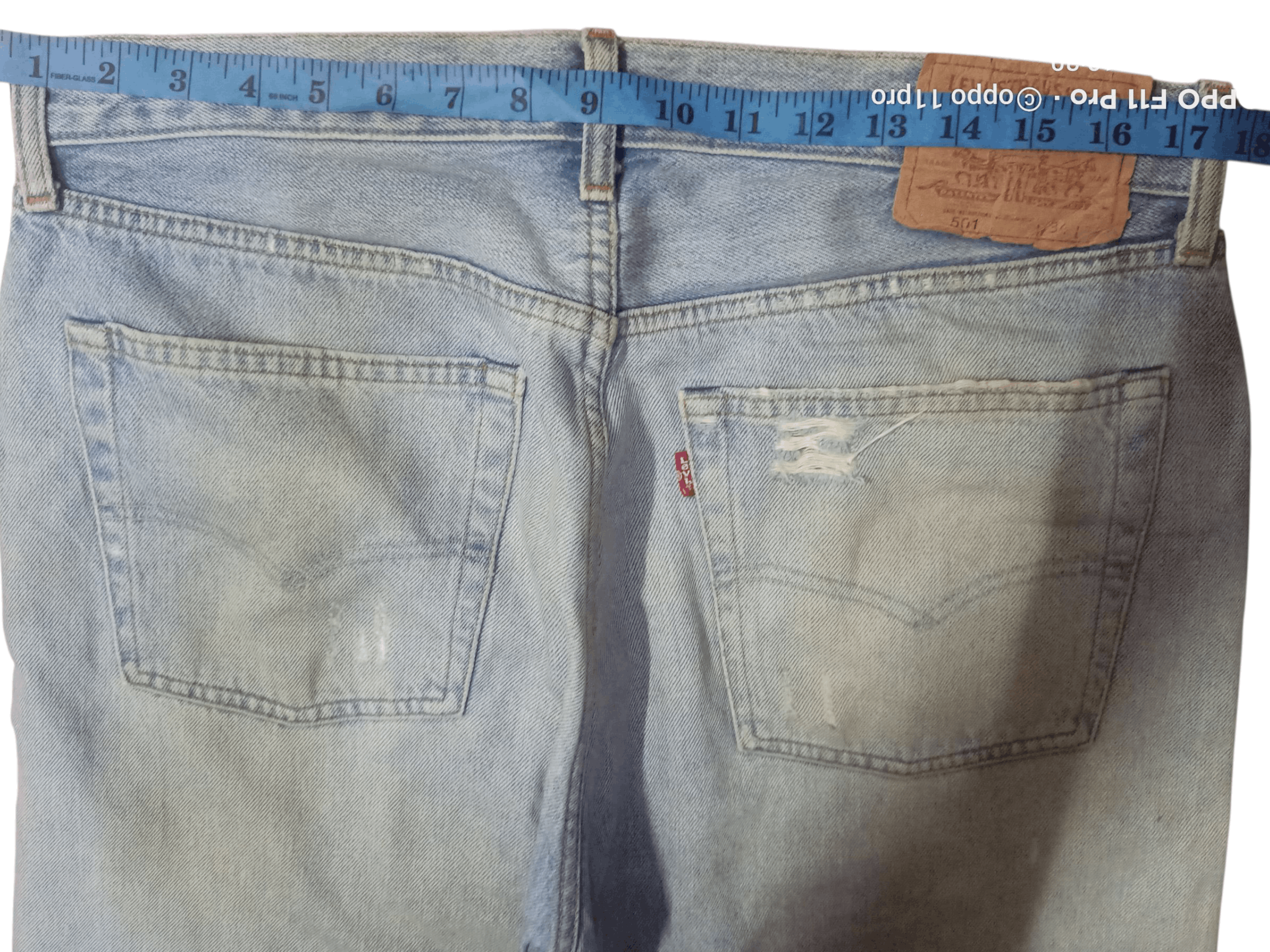 Levi's Vintage Clothing 💥Vintage Levi's 501 LVC Redselvedge Men 35x34 Size US 35 - 6 Thumbnail