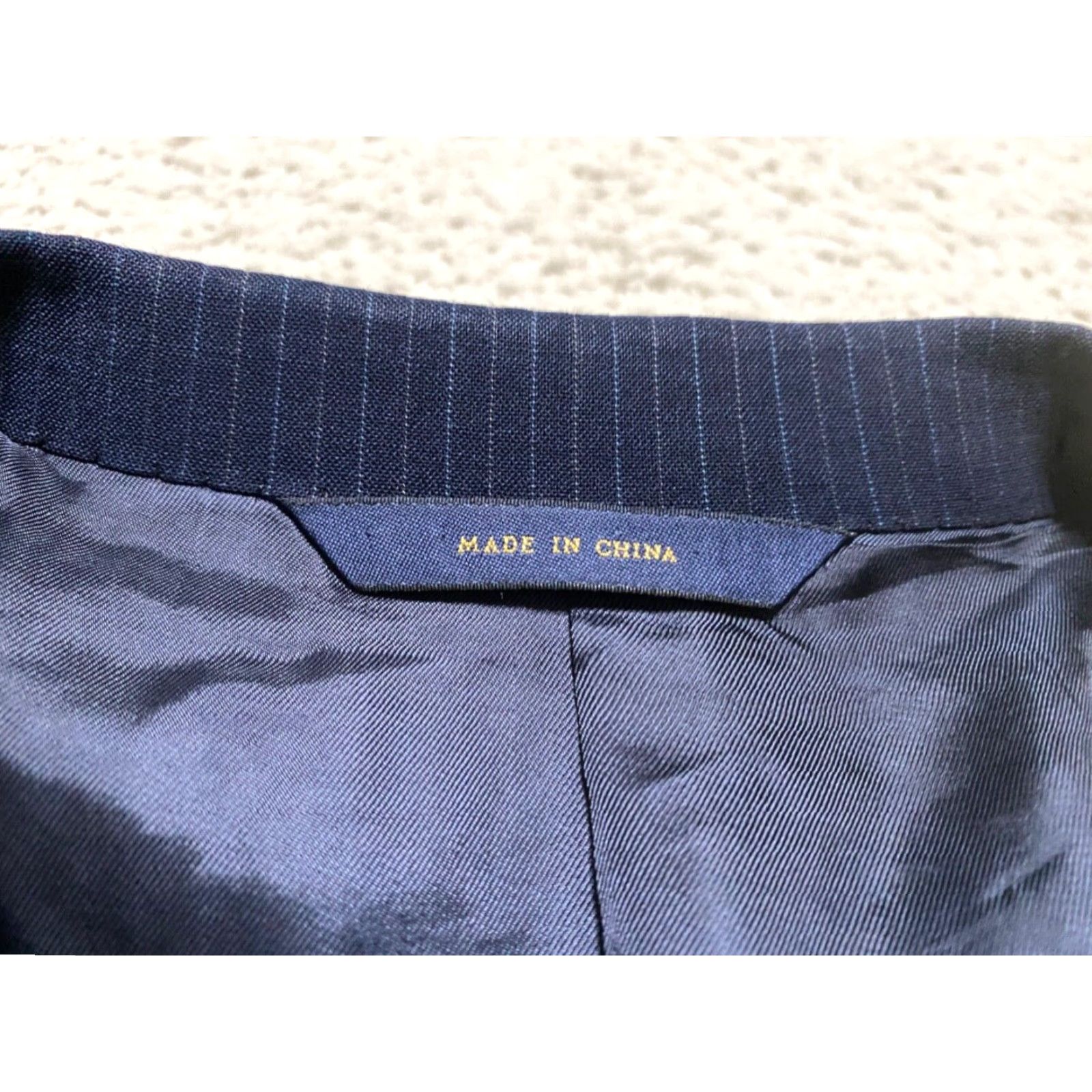 Brooks Brothers Brooks Brothers Blazer Mens 41 Blue Striped Fitzgerald Single-Breasted Wool Blend 4-Button Jacket Union Controls Mens Size 42R - 5 Thumbnail