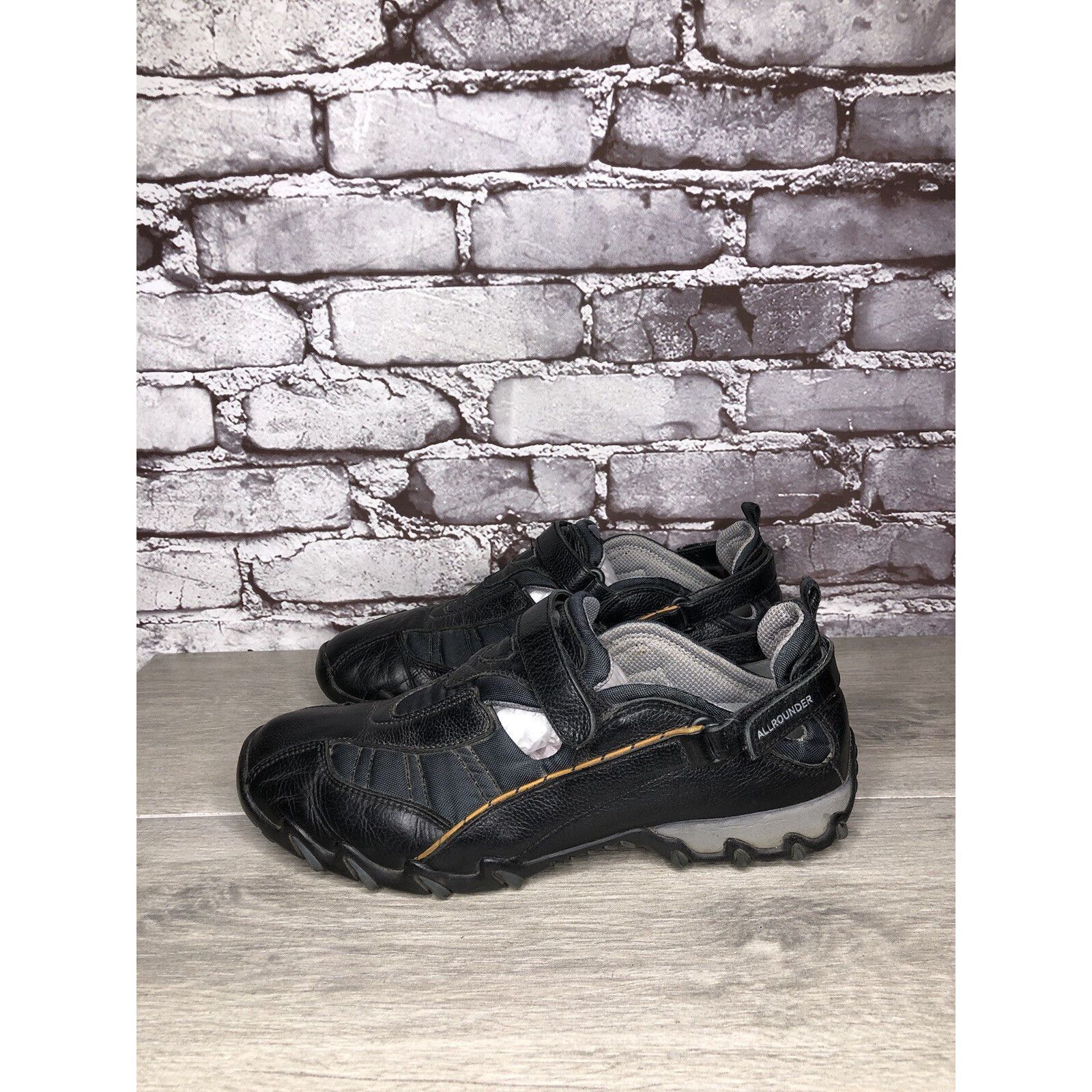 Mephisto Allrounder Mephisto Black Leather Mesh Comfort Sneakers Shoe Size US 8 / EU 41 - 17 Thumbnail