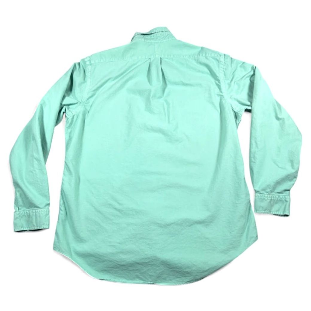 Ralph Lauren Ralph Lauren Shirt Adult XL Green Classic Fit Preppy Pony Logo Cotton Button-Up Shirt - Polo Size US XL / EU 56 / 4 - 3 Thumbnail