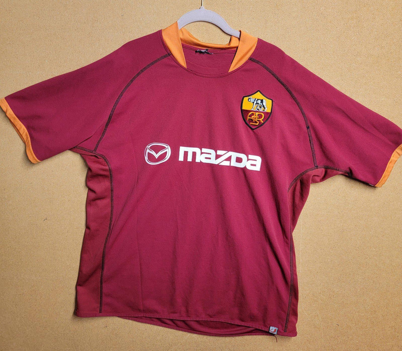 Designer AS Roma 2002 - 2003 Home football shirt jersey size XL Size US XL / EU 56 / 4 - 1 Thumbnail