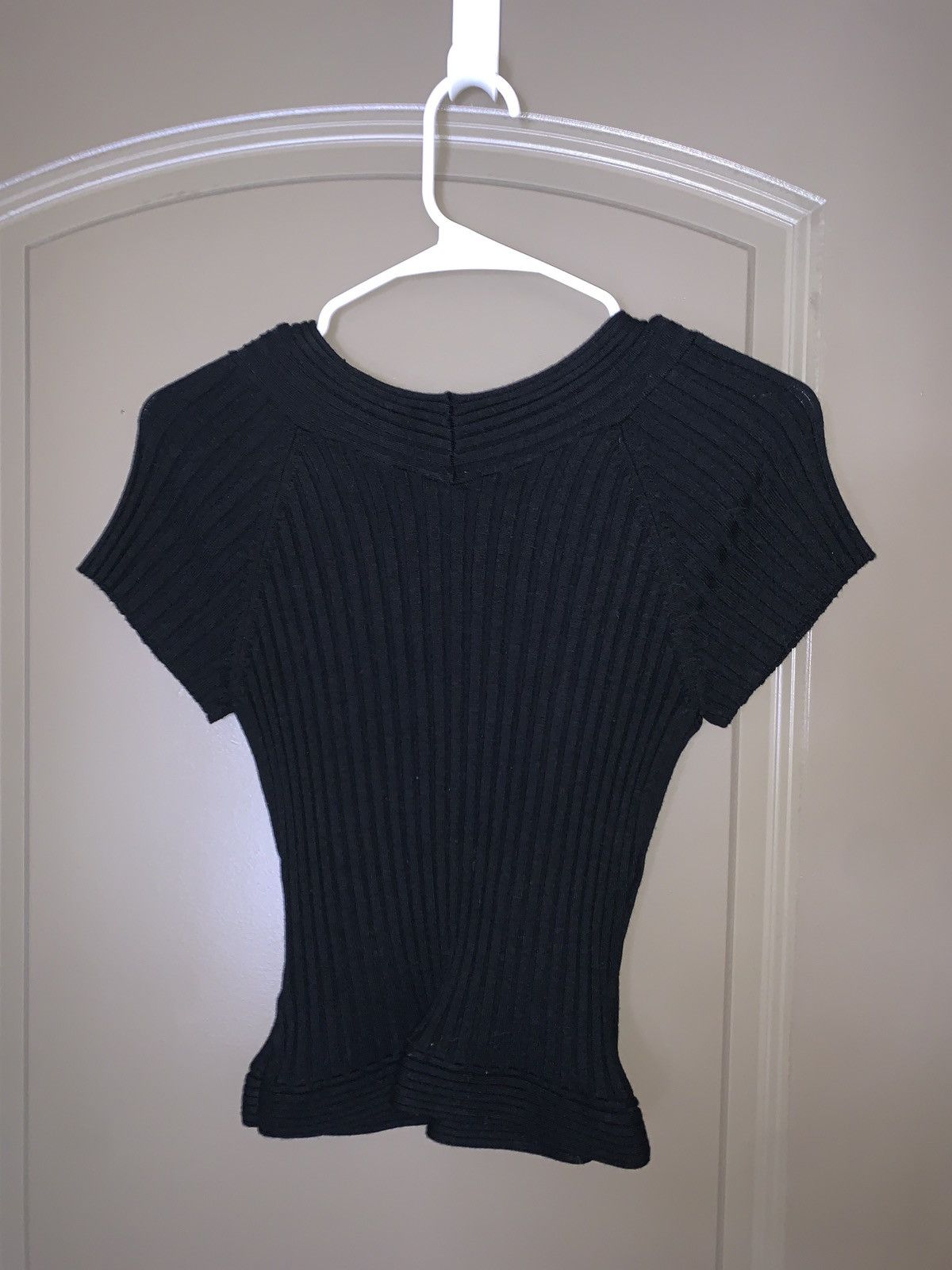 Vintage Black buckle top Size S / US 4 / IT 40 - 4 Thumbnail
