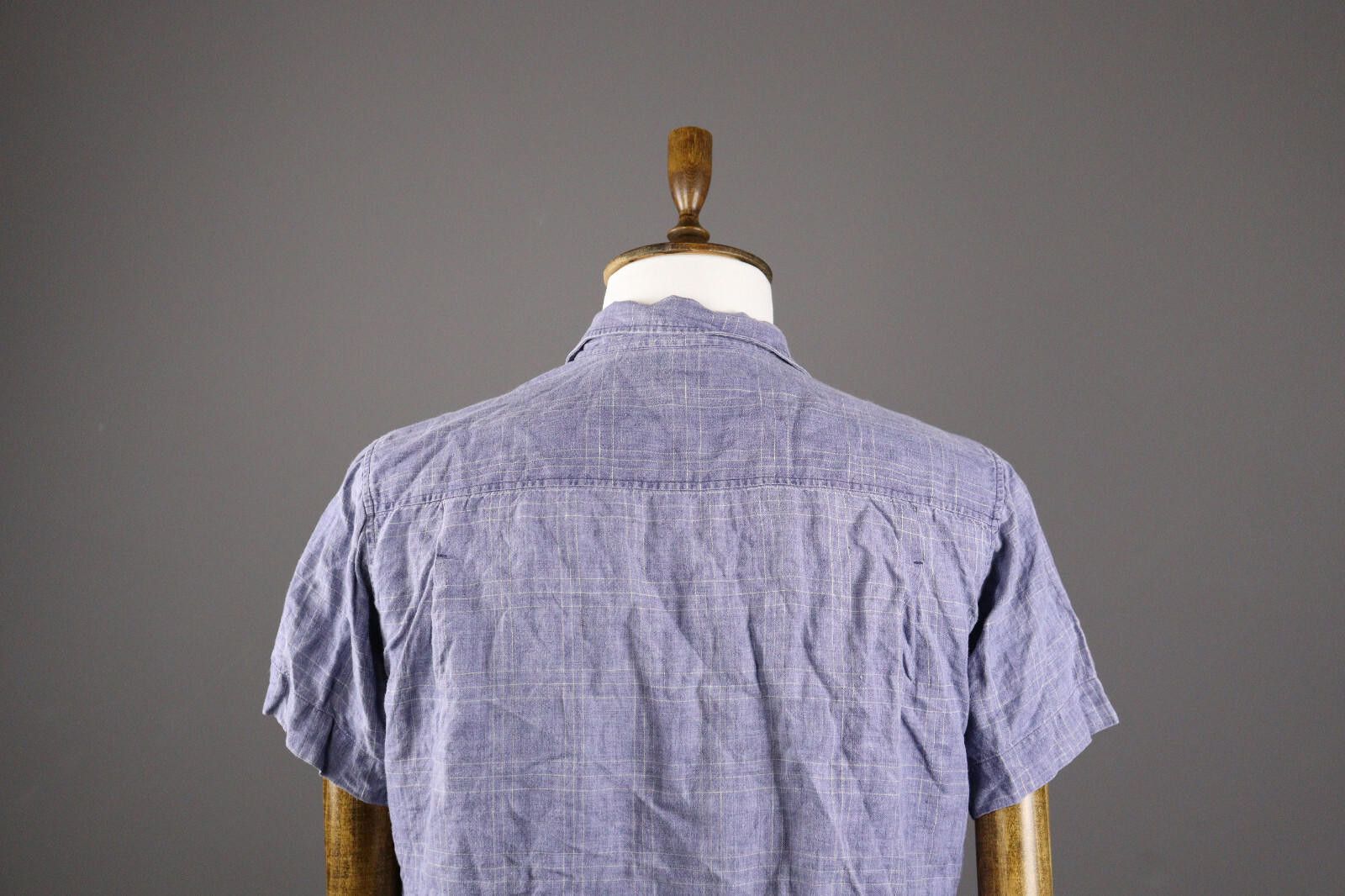 Ted Baker Ted Baker Shirt Specialist Linen Check Shirt Size 4 Size US M / EU 48-50 / 2 - 7 Thumbnail