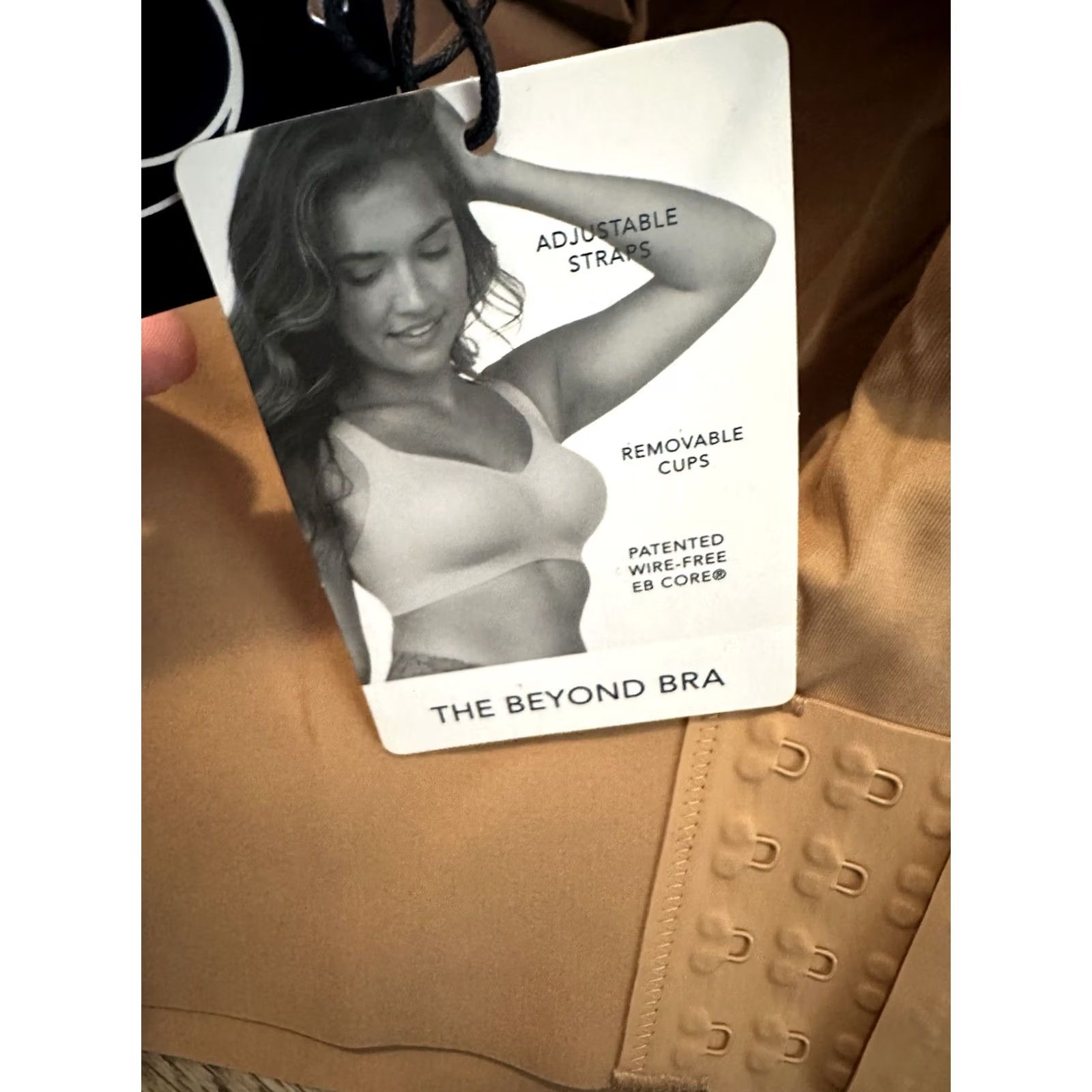 Bobbies Evelyn Bobbie The Beyond Bra Comfort Wireless Bra 3XL TAN Size ONE SIZE - 7 Thumbnail