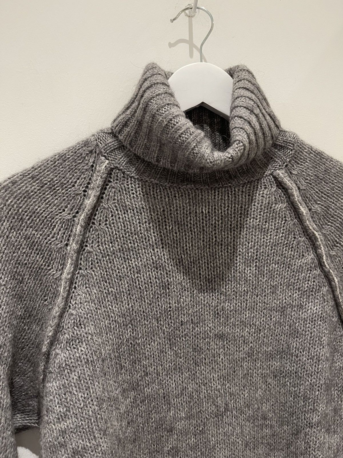 Neil Barrett Neil Barrett Fall 2003 Grey Alpaca Turtleneck Knitsweater Size US M / EU 48-50 / 2 - 5 Thumbnail