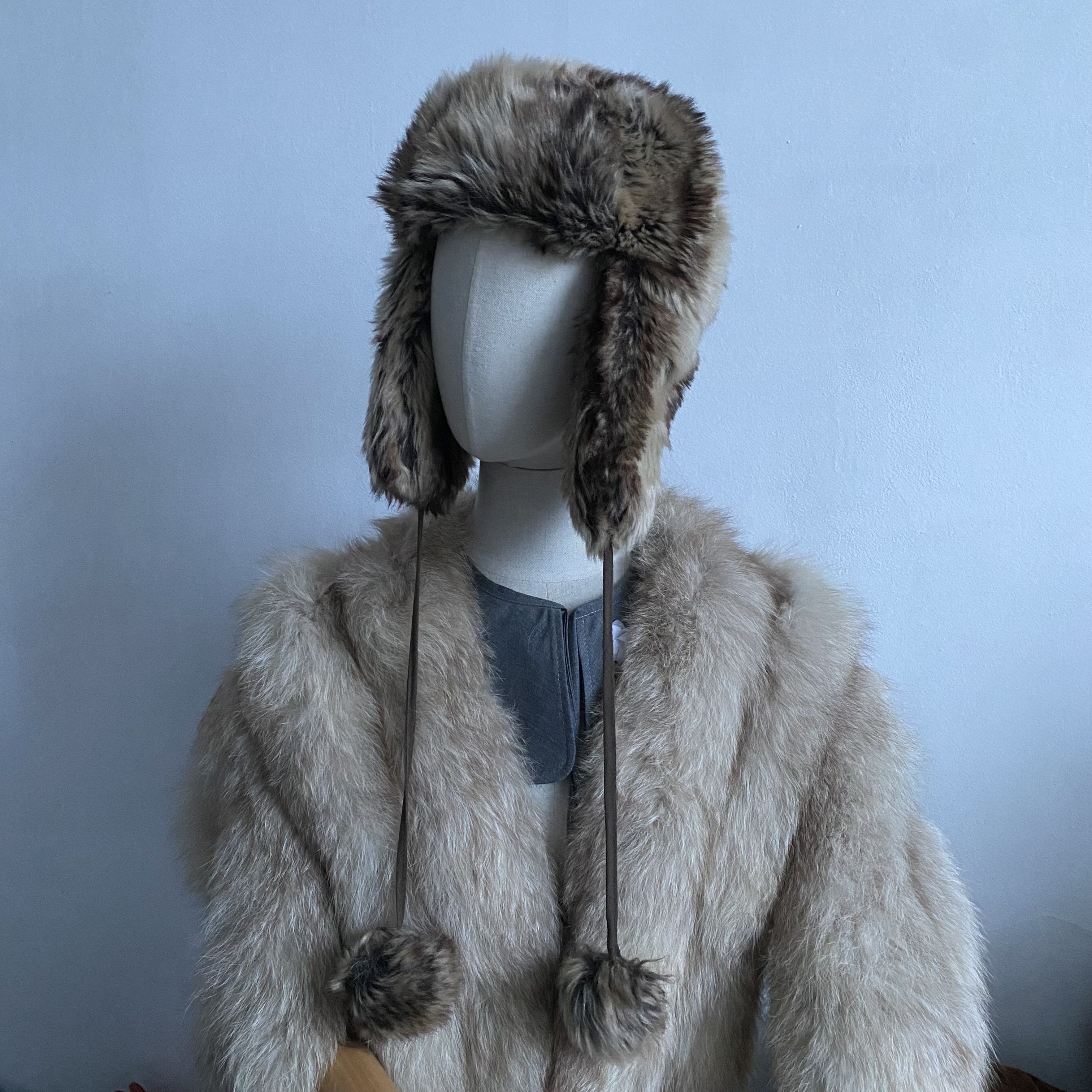 Hysteric Glamour Y2K Vintage Japanese Winter Faux Fur Hat Avant-garde Ushanka Size ONE SIZE - 4 Thumbnail