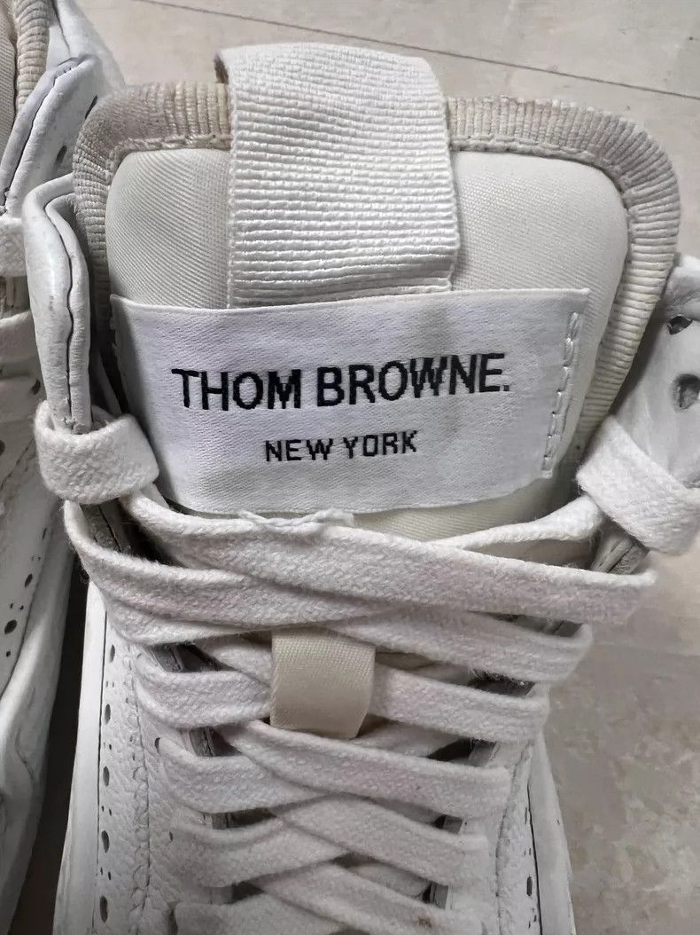 Thom Browne Thom Browne White shoes in pure leather Size US 5 / EU 37 - 2 Thumbnail
