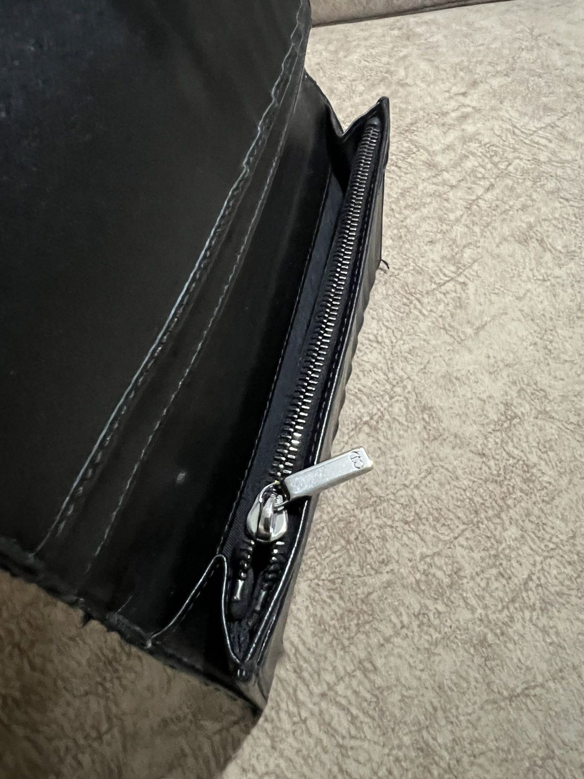 Dior Dior Oblique Monogram Jacquard Leather Long Vertical Wallet Size ONE SIZE - 6 Thumbnail