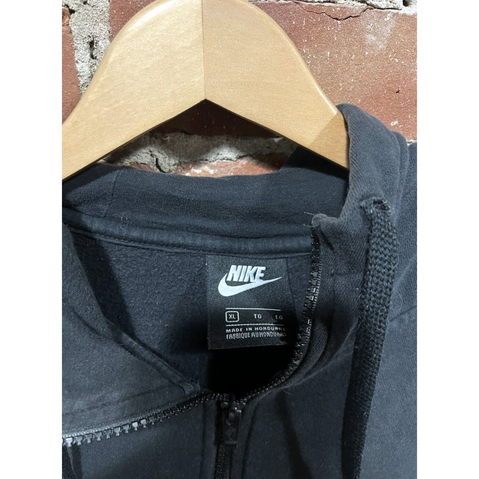 Nike Nike Sportswear Mens Full Zip Hooded Sweatshirt XL Black Size US XL / EU 56 / 4 - 3 Thumbnail