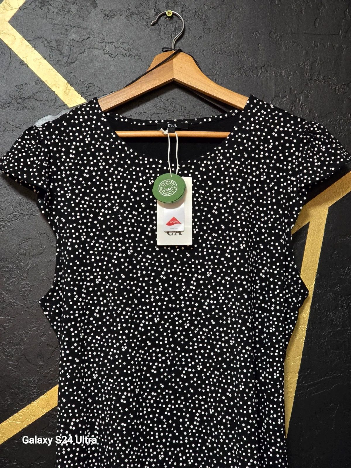 C&A new summer dress in black and white dots Size L / US 10 / IT 46 - 3 Thumbnail