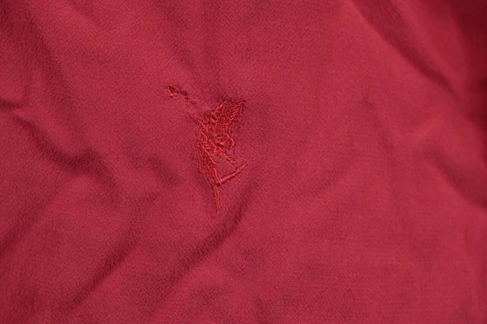 Designer Emily Van Den Bergh Red Button Down Blouse Shirt Size 36 Size M / US 6-8 / IT 42-44 - 10 Thumbnail