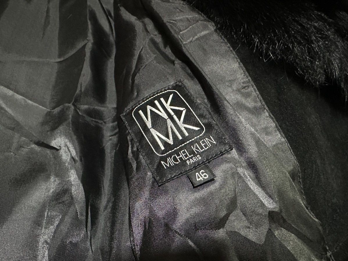 Michel Klein 🔥Y2K Archived Michel Klein Black Fur Pigskin Coat Jacket Size US M / EU 48-50 / 2 - 11 Thumbnail