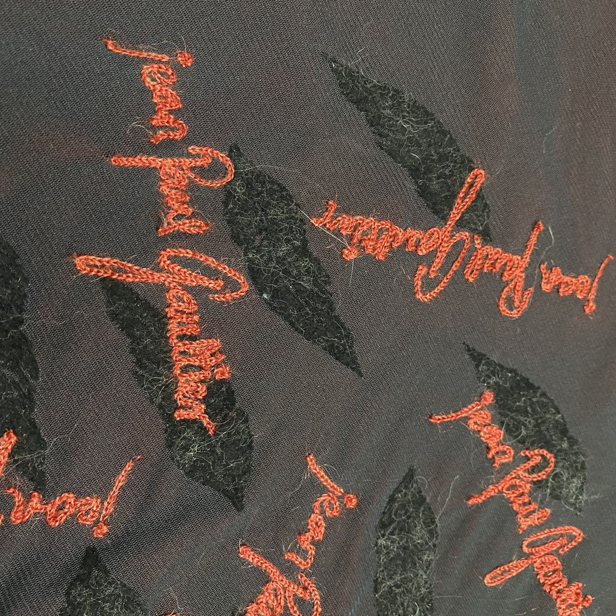 Designer × Jean Paul Gaultier Jean Paul GAULTIER FEMME Logo Embroidery Layered Mesh Top Size S / US 4 / IT 40 - 12 Thumbnail