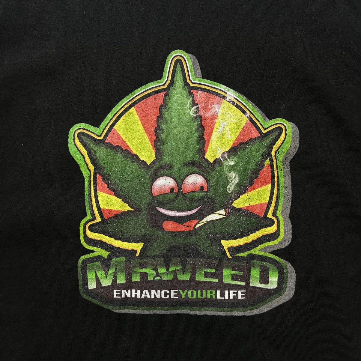 Champion Vintage Champion Mr.weed Graphic T-Shirt Size US XL / EU 56 / 4 - 4 Thumbnail