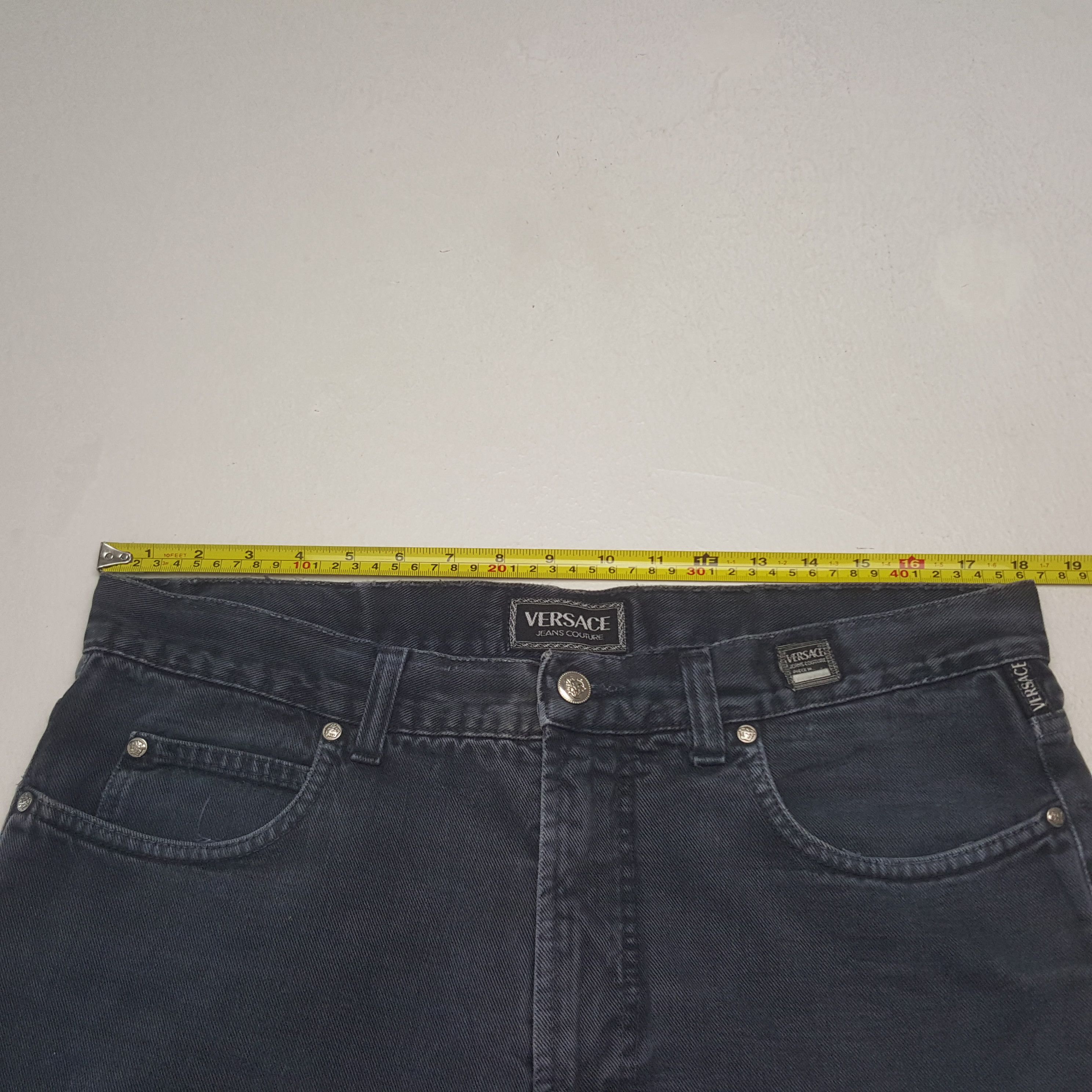Versace Vintage Versace Jeans Couture Designer Denim Jeans RR22 Size US 36 / EU 52 - 10 Thumbnail