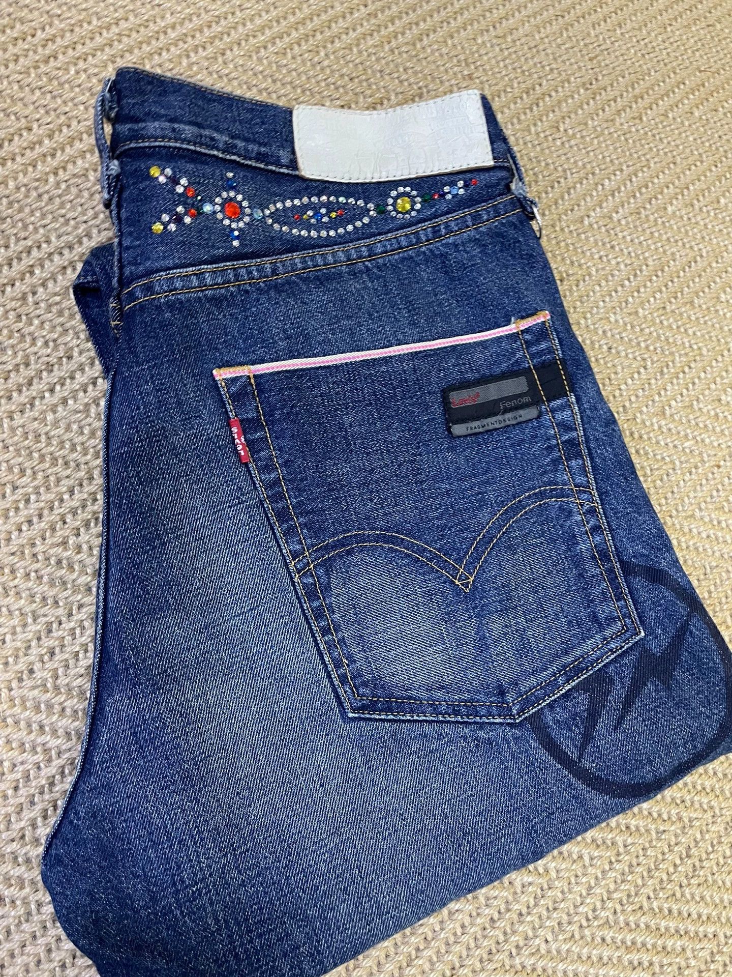 Levi's Levis Fenom Disco Diamond Distress 207 Jeans W32 New Size US 32 / EU 48 - 4 Thumbnail