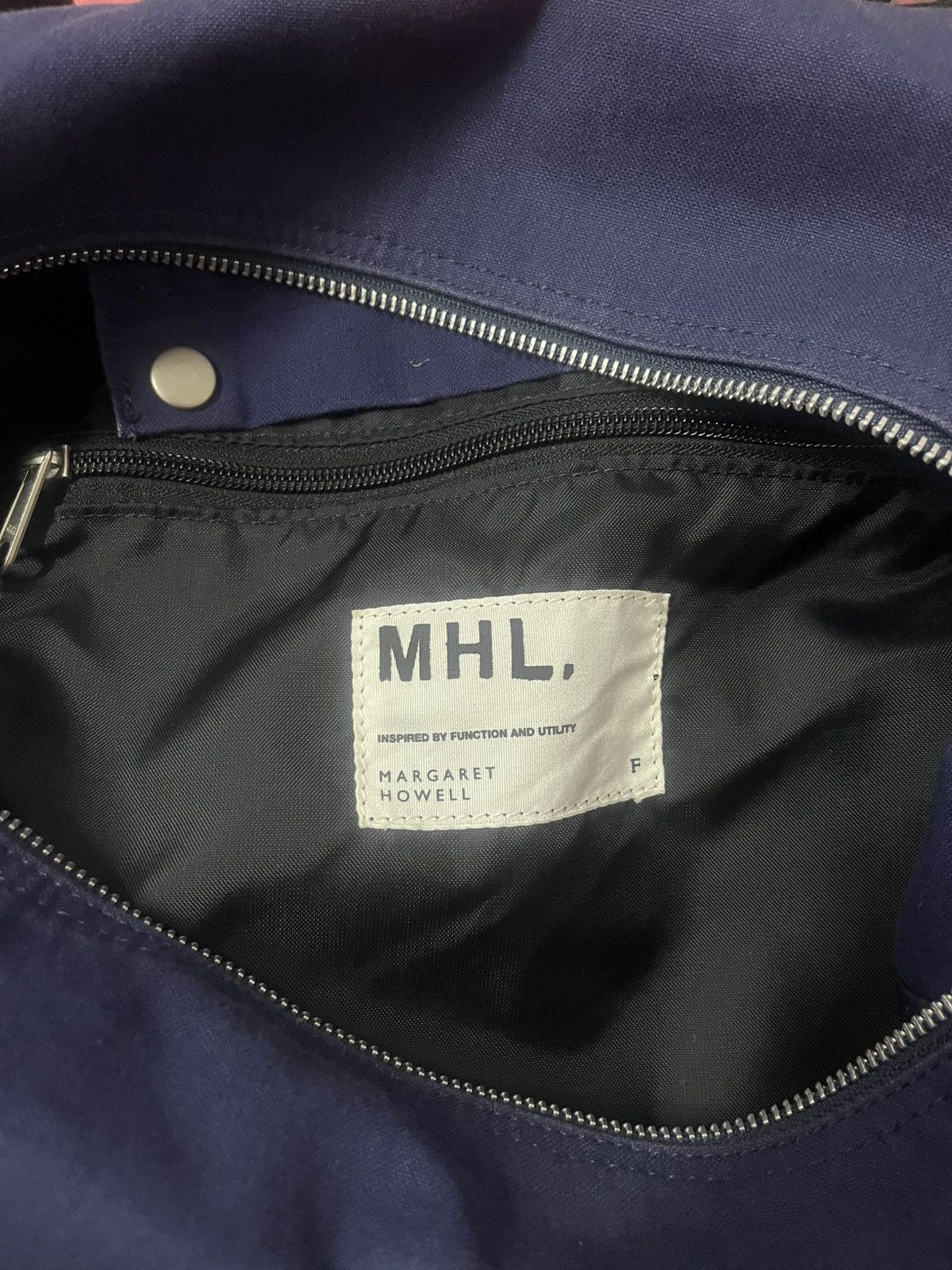 Margaret Howell MHL Margaret Howell 2 Way Rucksack Navy Canvas Size ONE SIZE - 9 Thumbnail