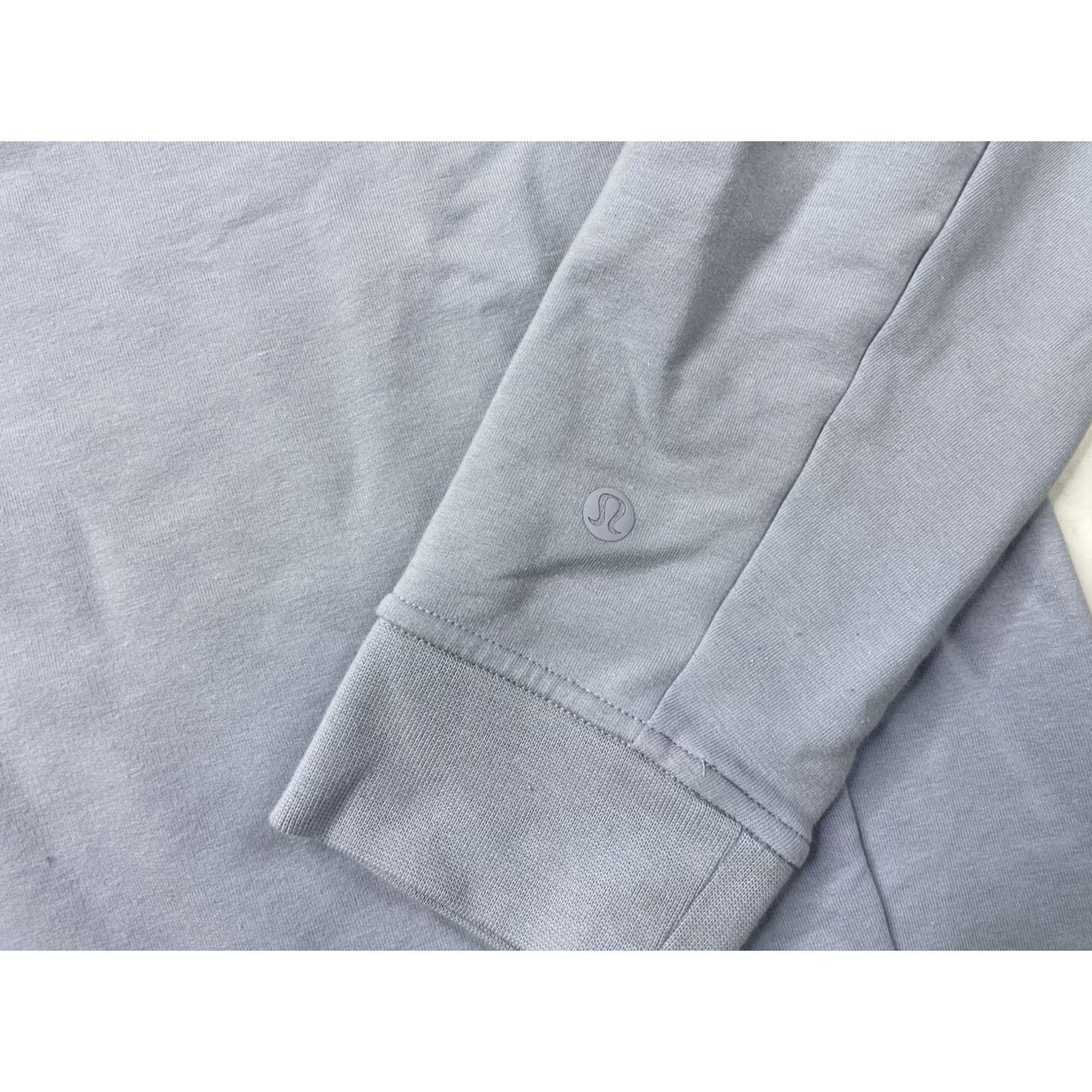 Lululemon Lululemon City Sweat Crew Blue Stretch French Terry Mens Medium Sweatshirt Size US M / EU 48-50 / 2 - 2 Thumbnail