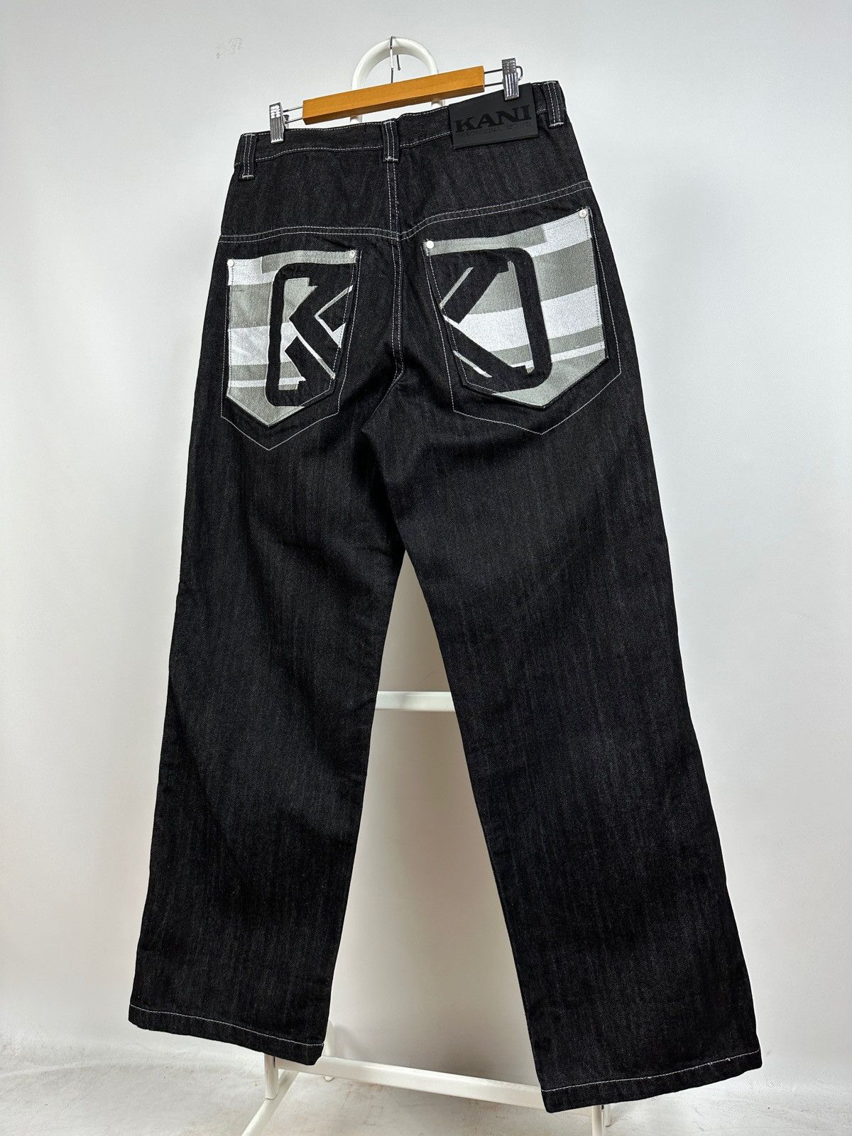 Karl Kani Vintage Karl Kani Baggy Rap Y2K Hip Hop Denim Jeans Pants Size US 32 / EU 48 - 16 Thumbnail