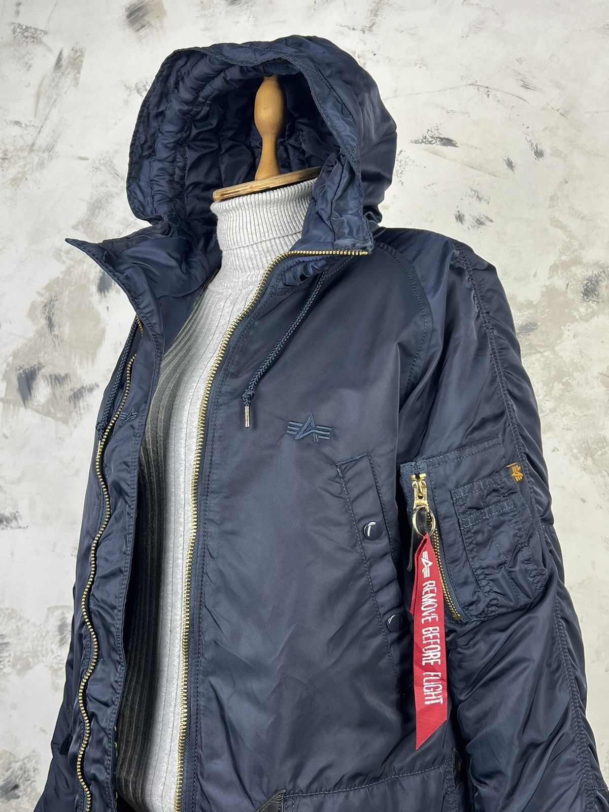 Alpha Industries Alpha Industries Hooded Parka Jacket Size S - M Size S / US 4 / IT 40 - 4 Thumbnail