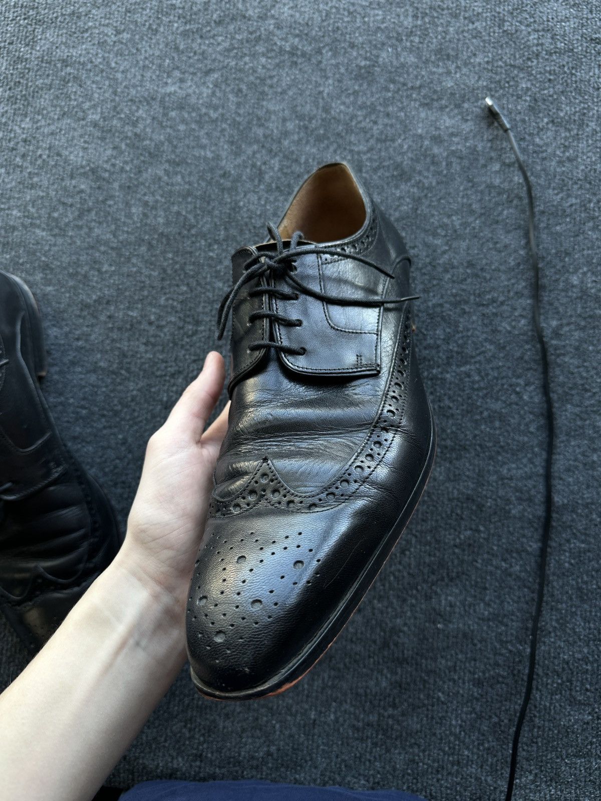 Melvin & Hamilton LUXURY 🚨 MELVIN & HAMILTON VNTG SHOES MEN BLACK LUXURY RARE Size US 12 / EU 45 - 15 Thumbnail