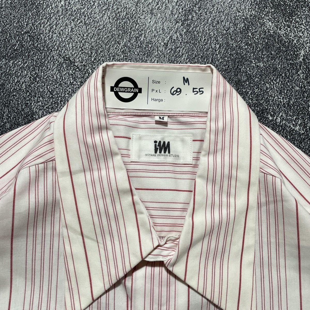 Issey Miyake × Seiko Vintage Issey Miyake Striped Shirts Japan Size US M / EU 48-50 / 2 - 4 Thumbnail