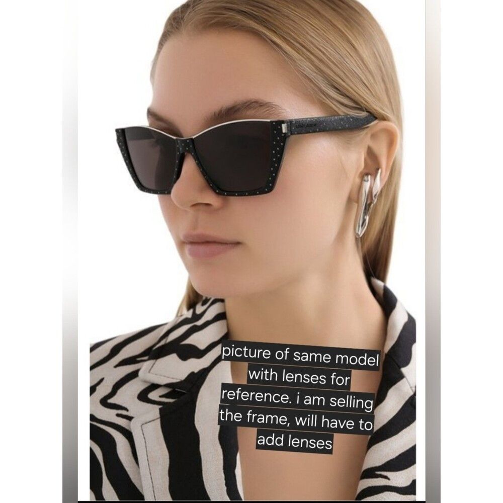 Saint Laurent Paris Saint Laurent Women's Sunglasses Frames SL 369 005 Kate Ita Size ONE SIZE - 2 Thumbnail