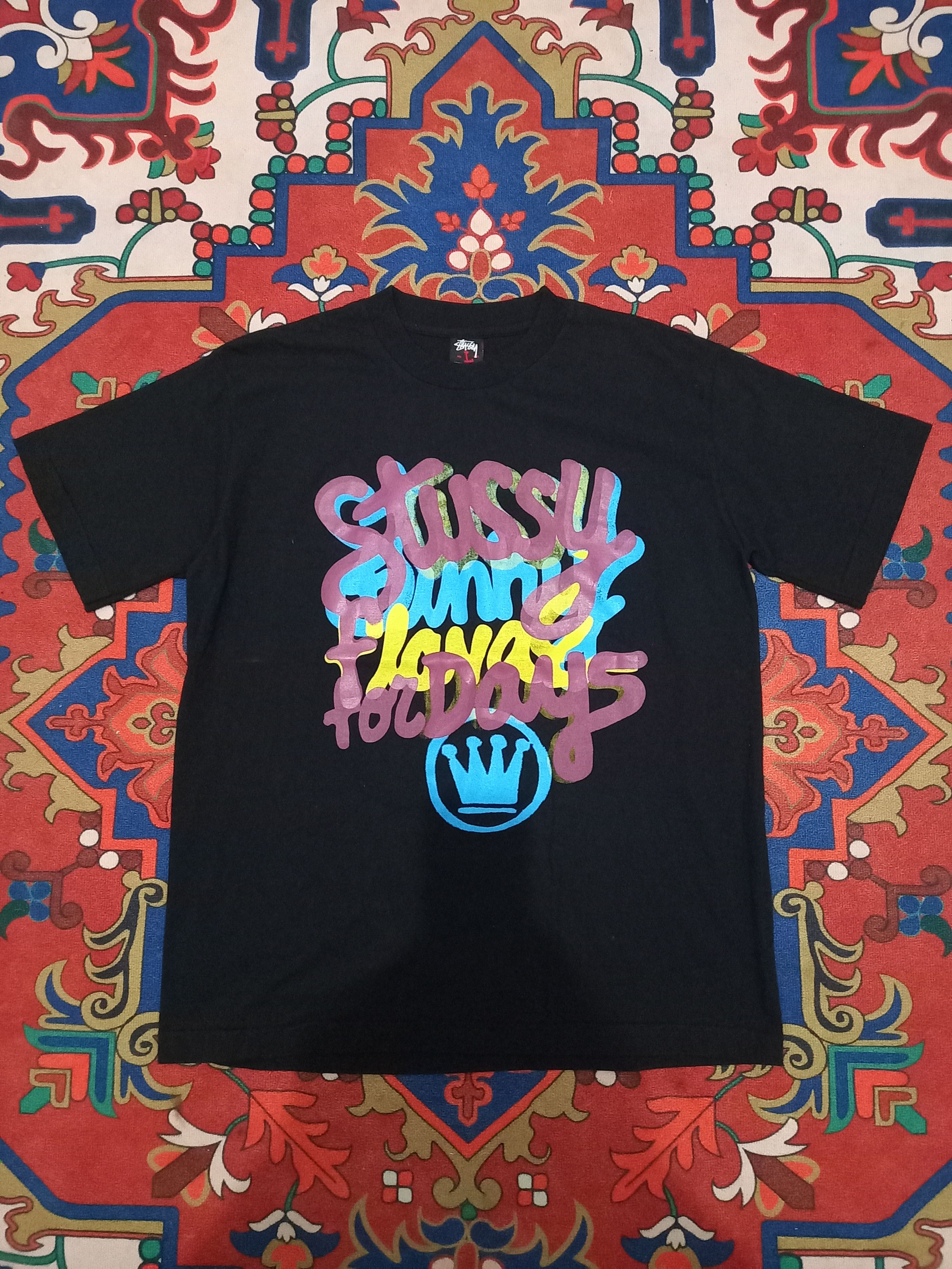 Stussy Tee stussy funky flavas Size US XL / EU 56 / 4 - 2 Thumbnail
