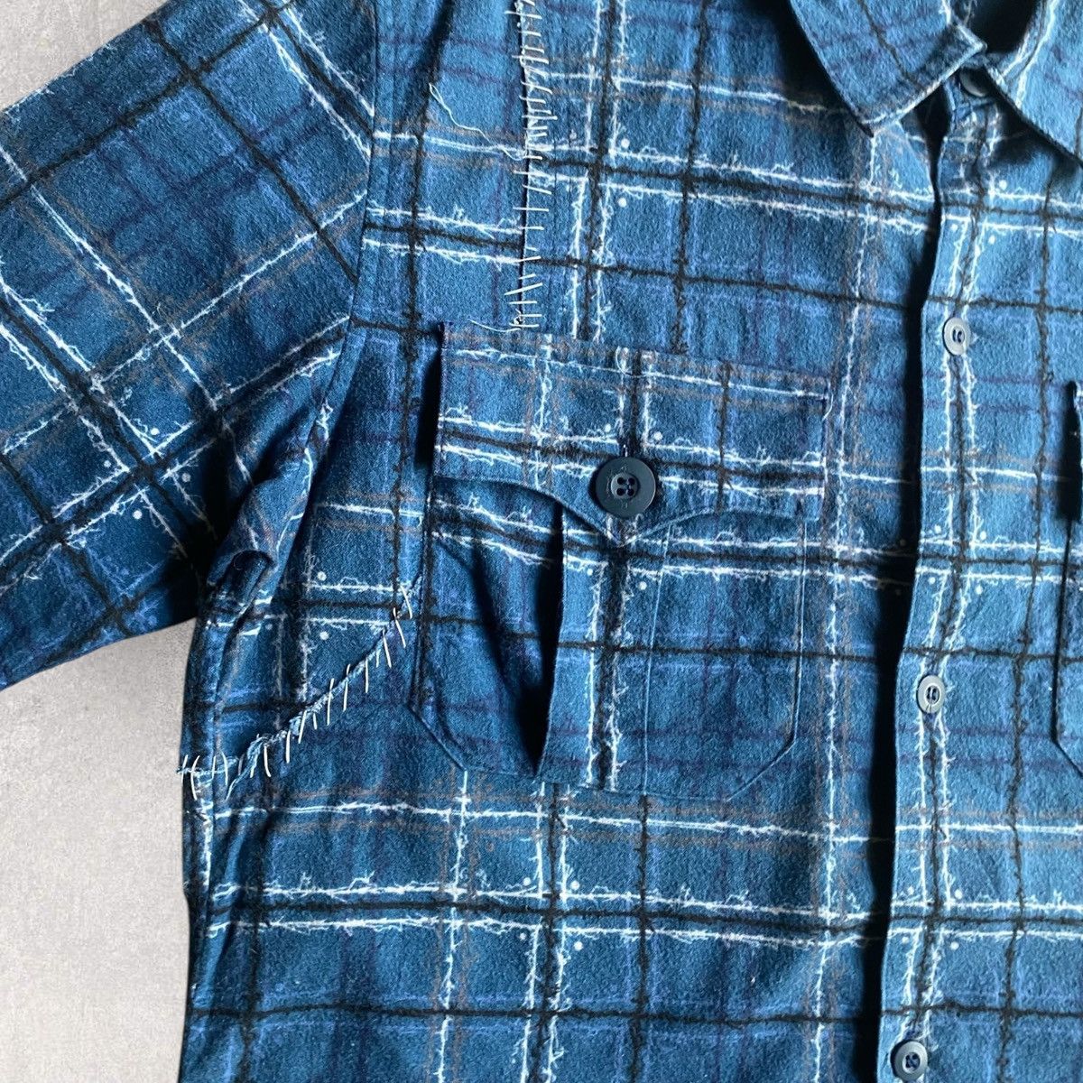 Undercover Scab Barb Wire Plaid Shirt Size US S / EU 44-46 / 1 - 3 Thumbnail