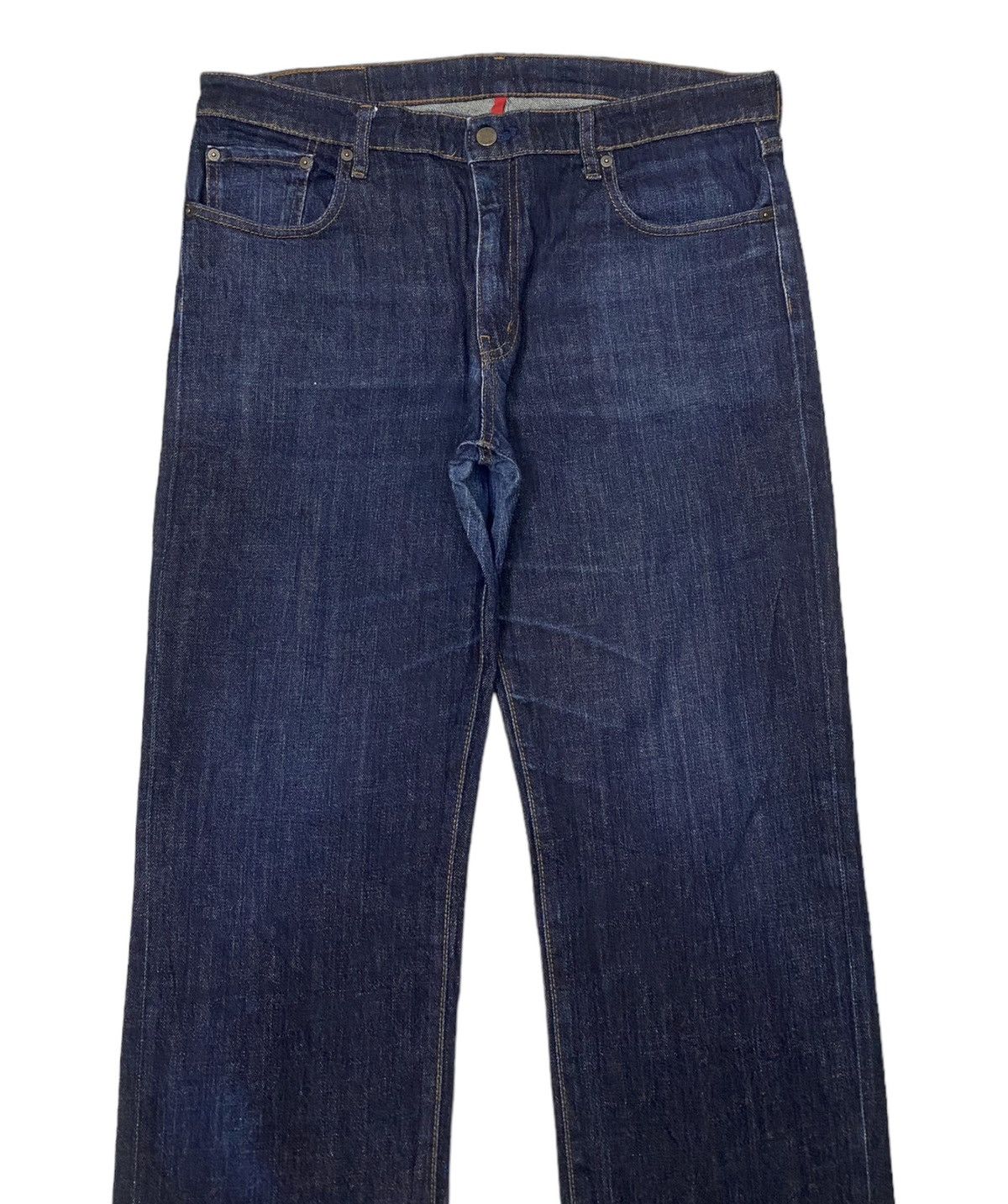 Japanese Brand × Uniqlo OG UNIQLO🔥BAGGY DISTRESSED DENIM JEANS Size US 37 - 5 Thumbnail