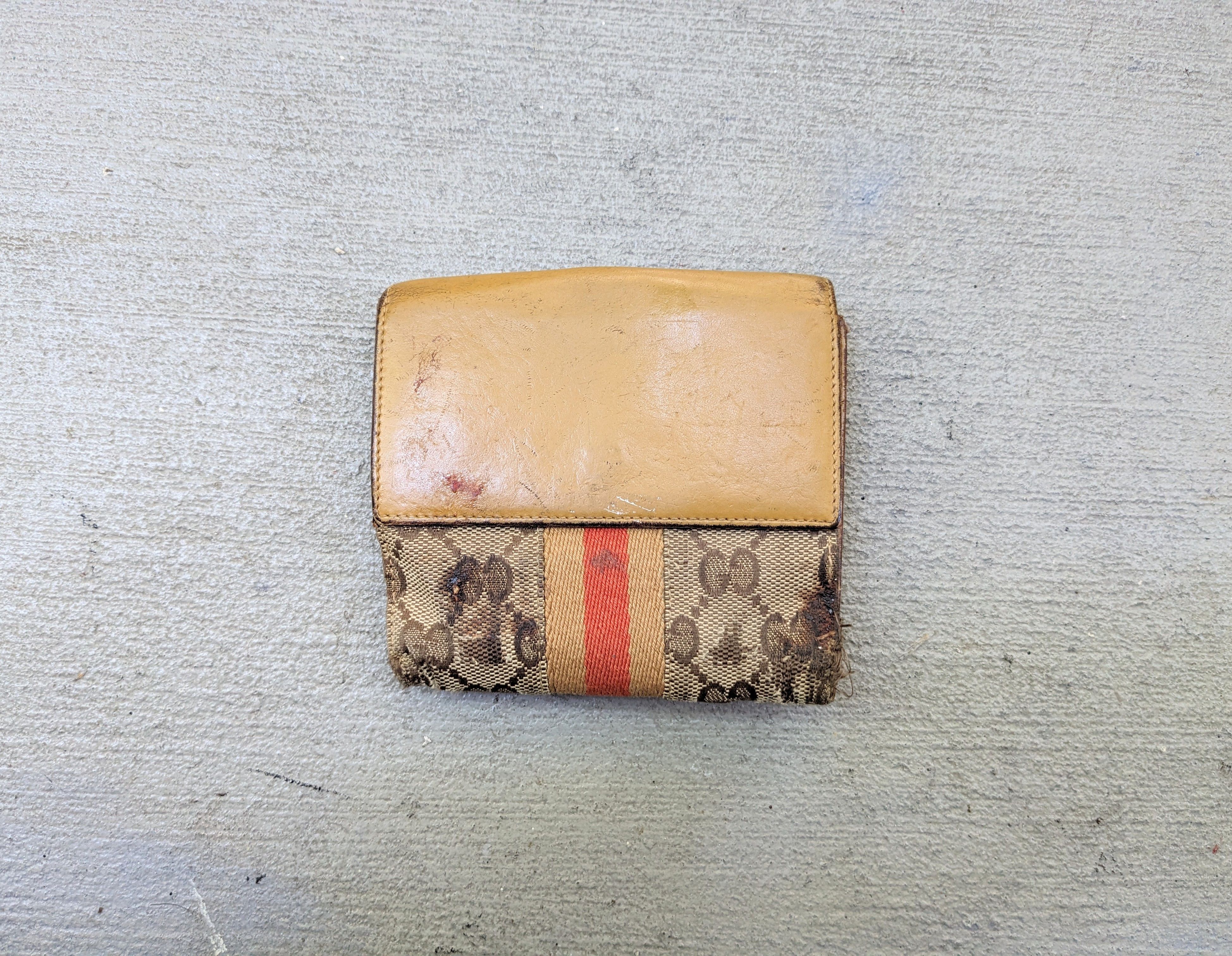 Gucci Gucci Wallet Monogram Canvas Logo Brown Bifold Size ONE SIZE - 17 Thumbnail