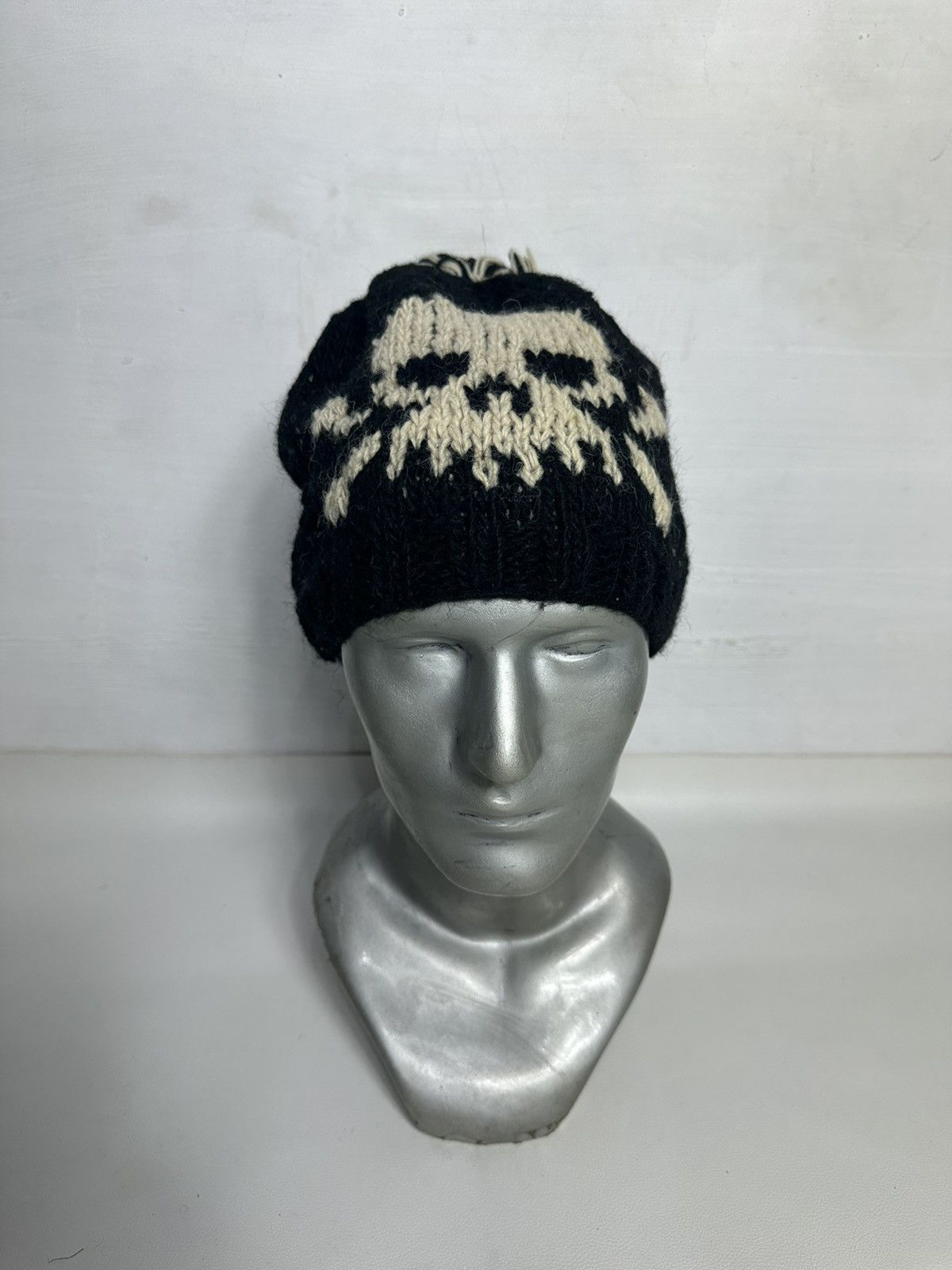Skull Skeleton Punk Bondage Knitted Beanie Hats