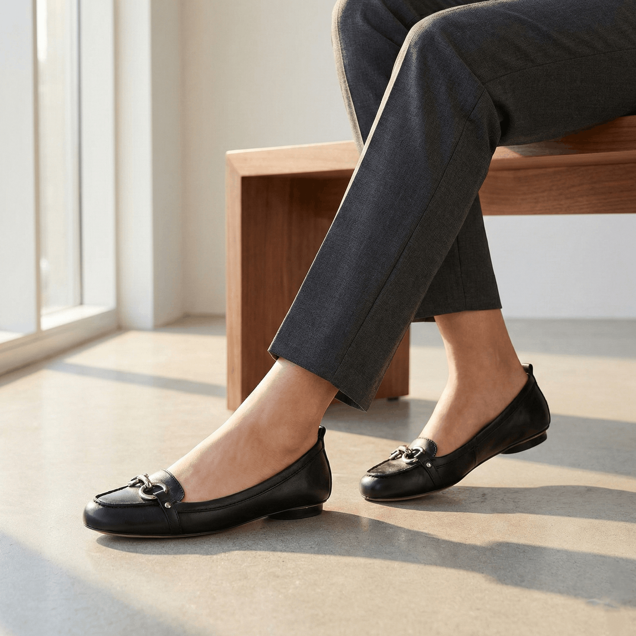 Coach Coach Haze Black Leather Ballet Flats US 7.5 EU 38.5 Size US 7.5 / IT 37.5 - 2 Thumbnail