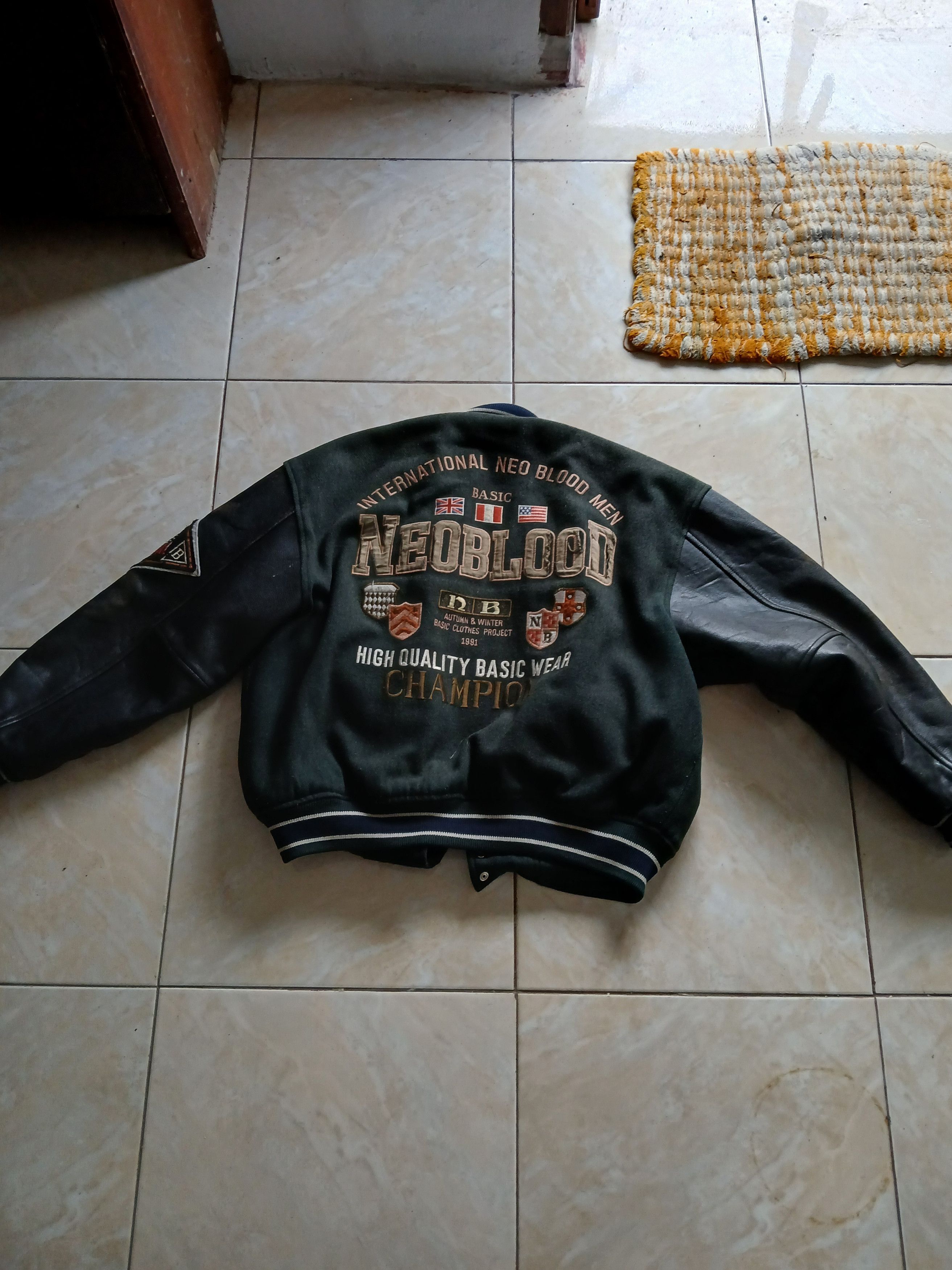 Japanese Brand Neo Blood Varsity Jacket Size US L / EU 52-54 / 3 - 2 Thumbnail